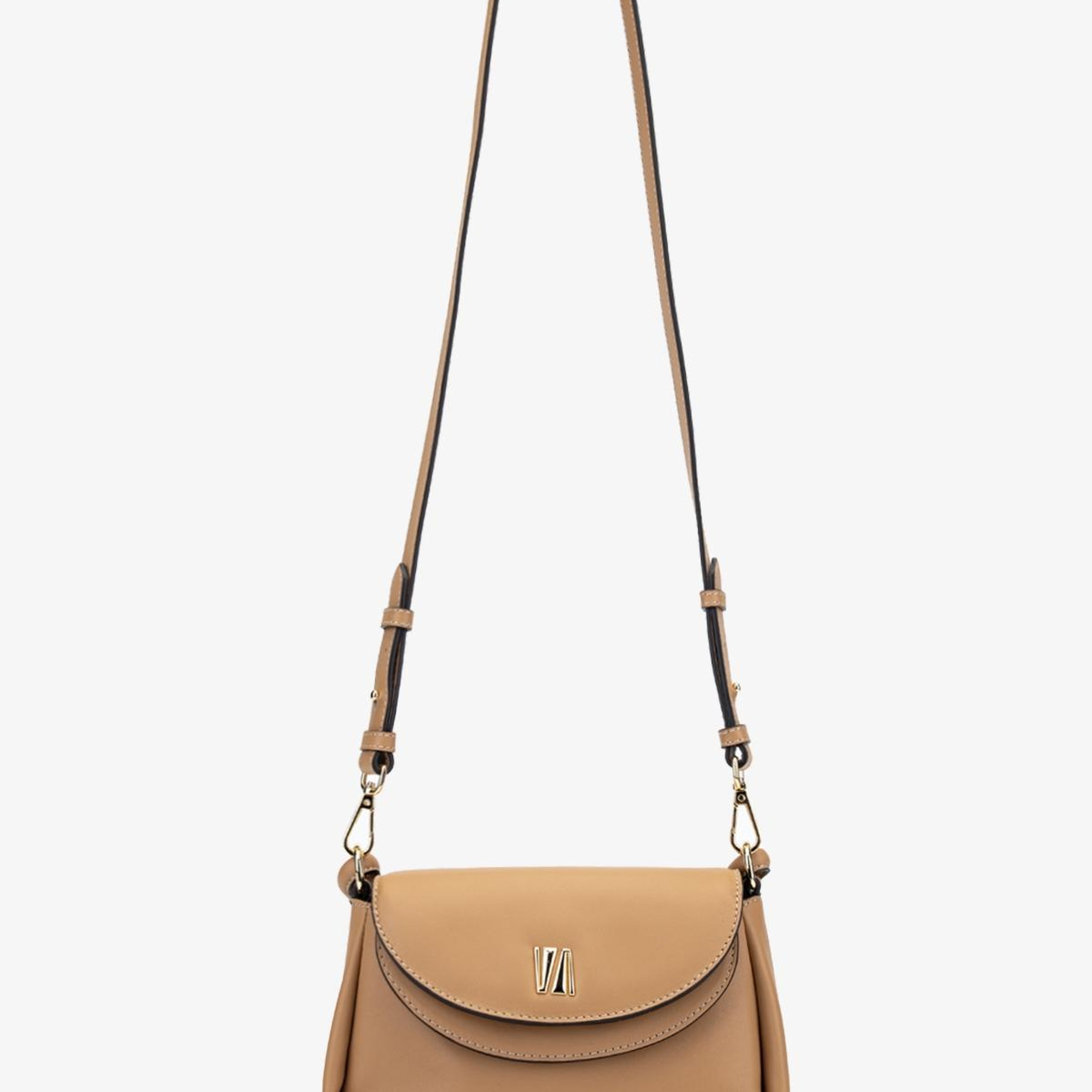 Valmenti Kadın Hakiki Deri Bej Omuz Çanta