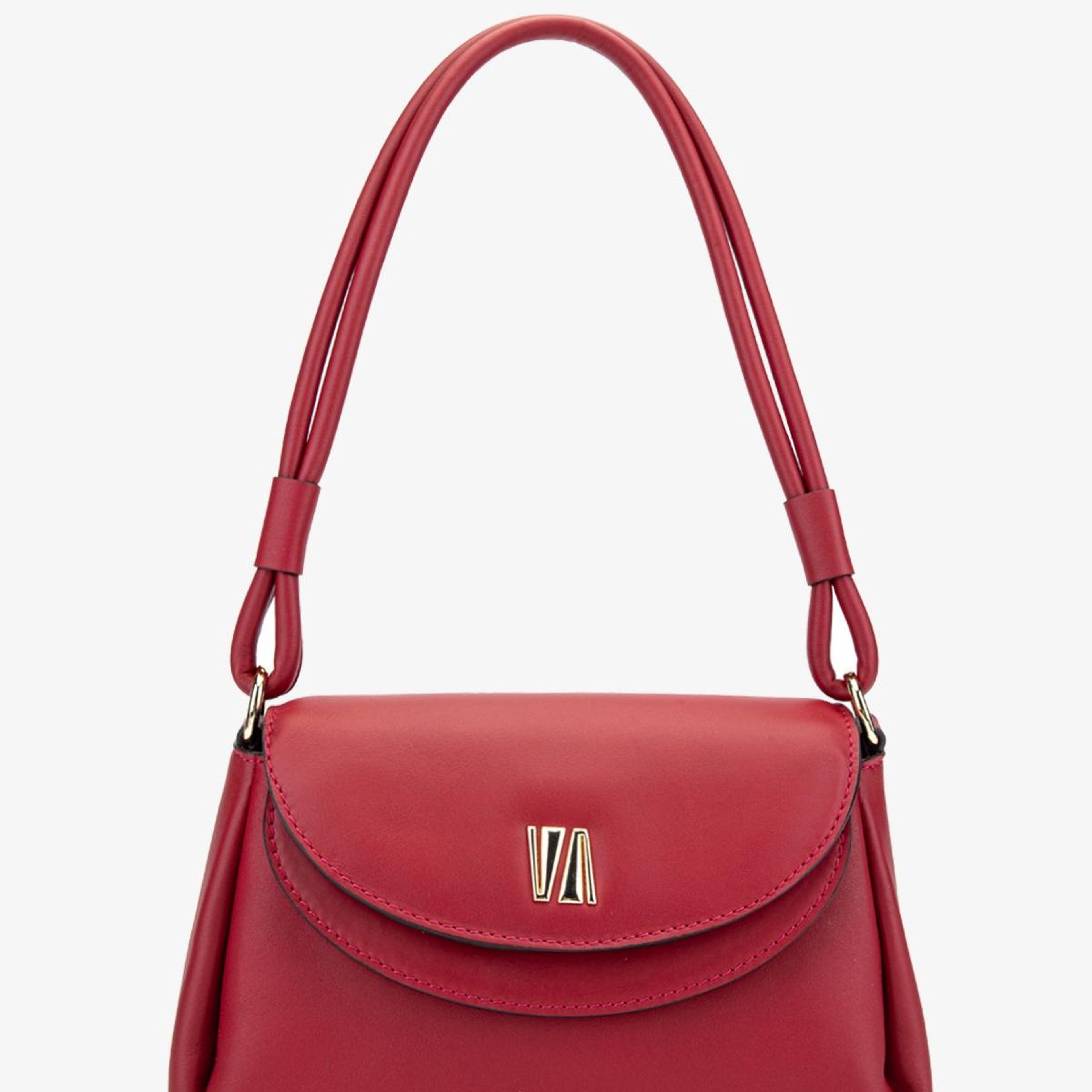 Valmenti Kadın Hakiki Deri Kırmızı Omuz Çanta