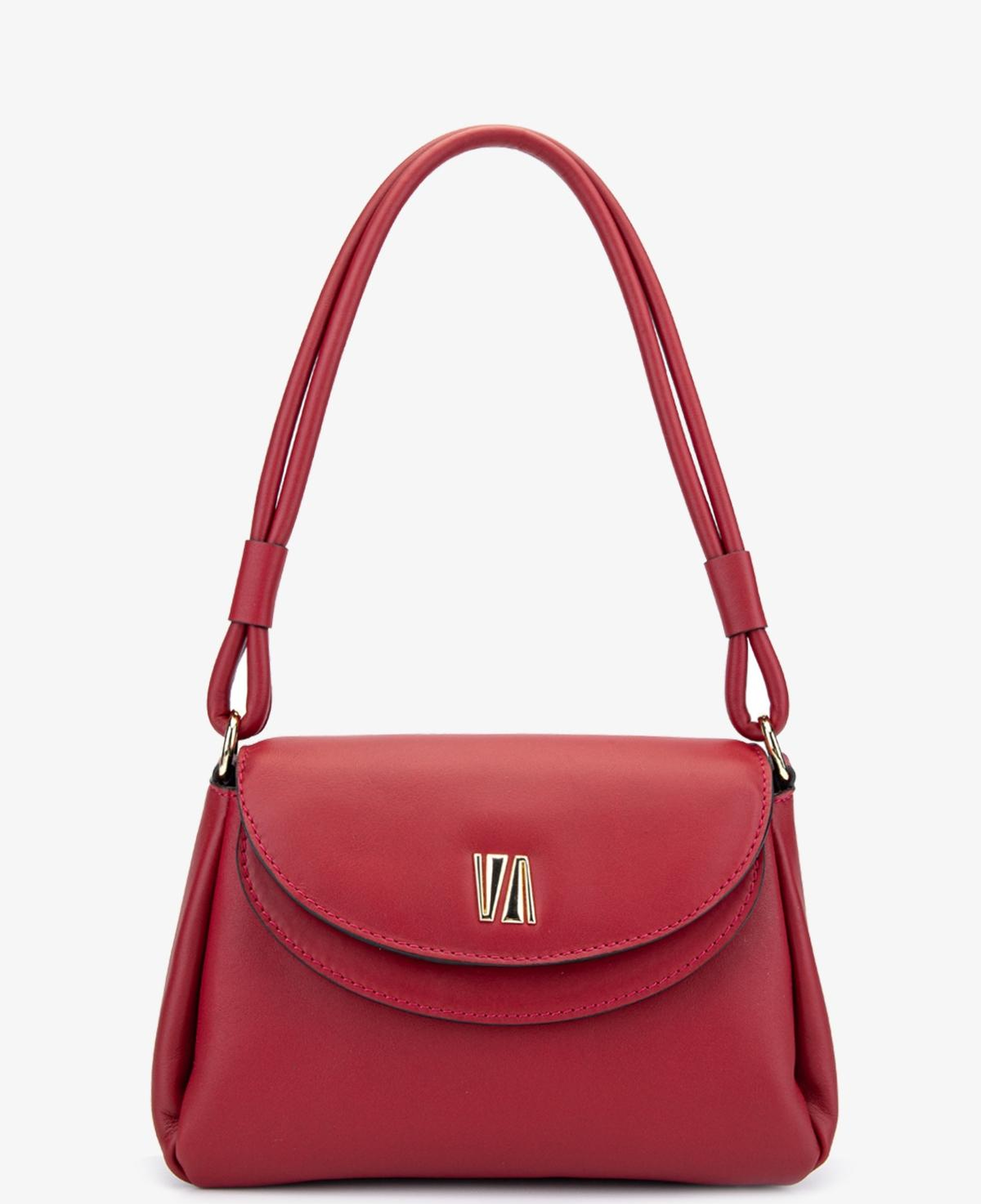 Valmenti Kadın Hakiki Deri Kırmızı Omuz Çanta
