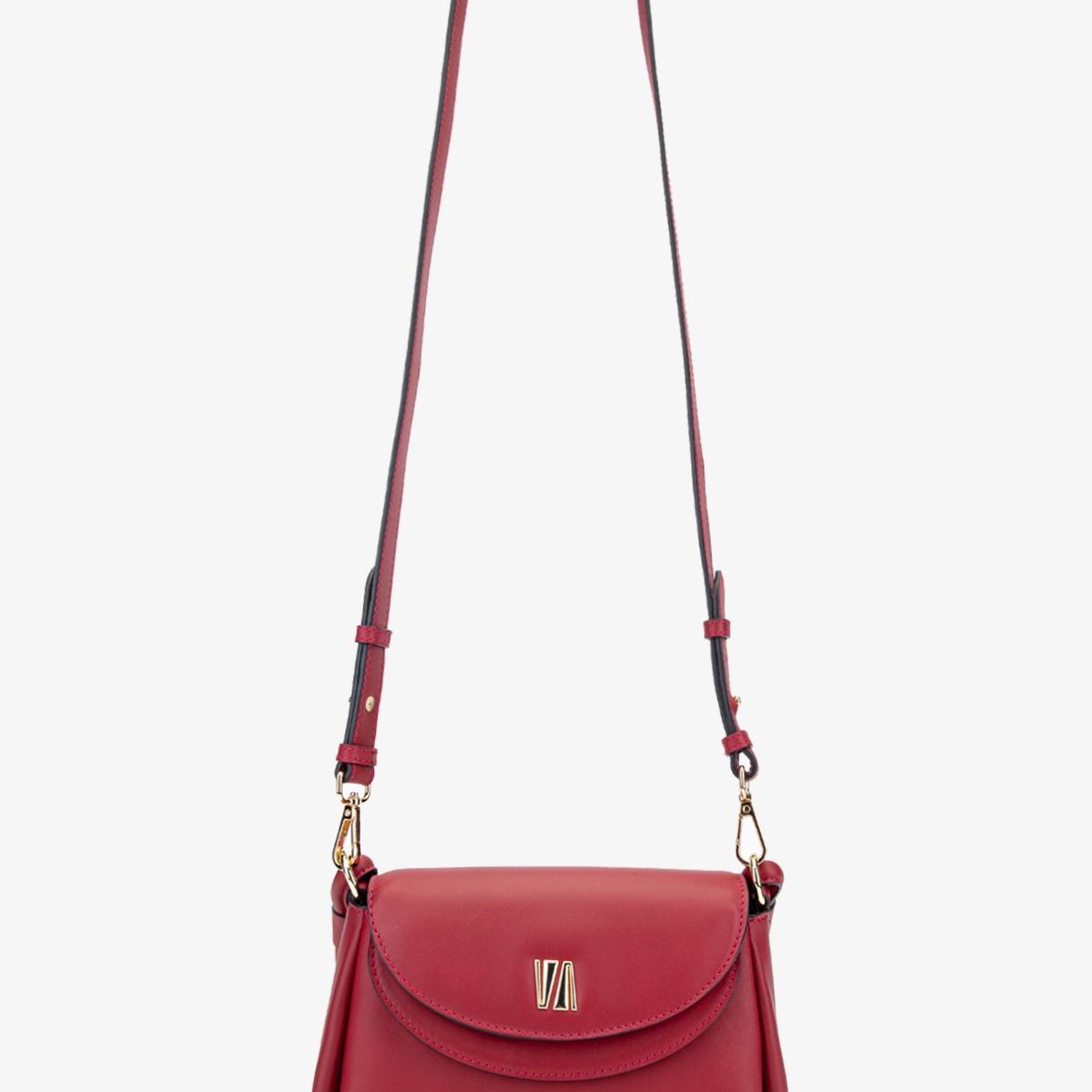Valmenti Kadın Hakiki Deri Kırmızı Omuz Çanta