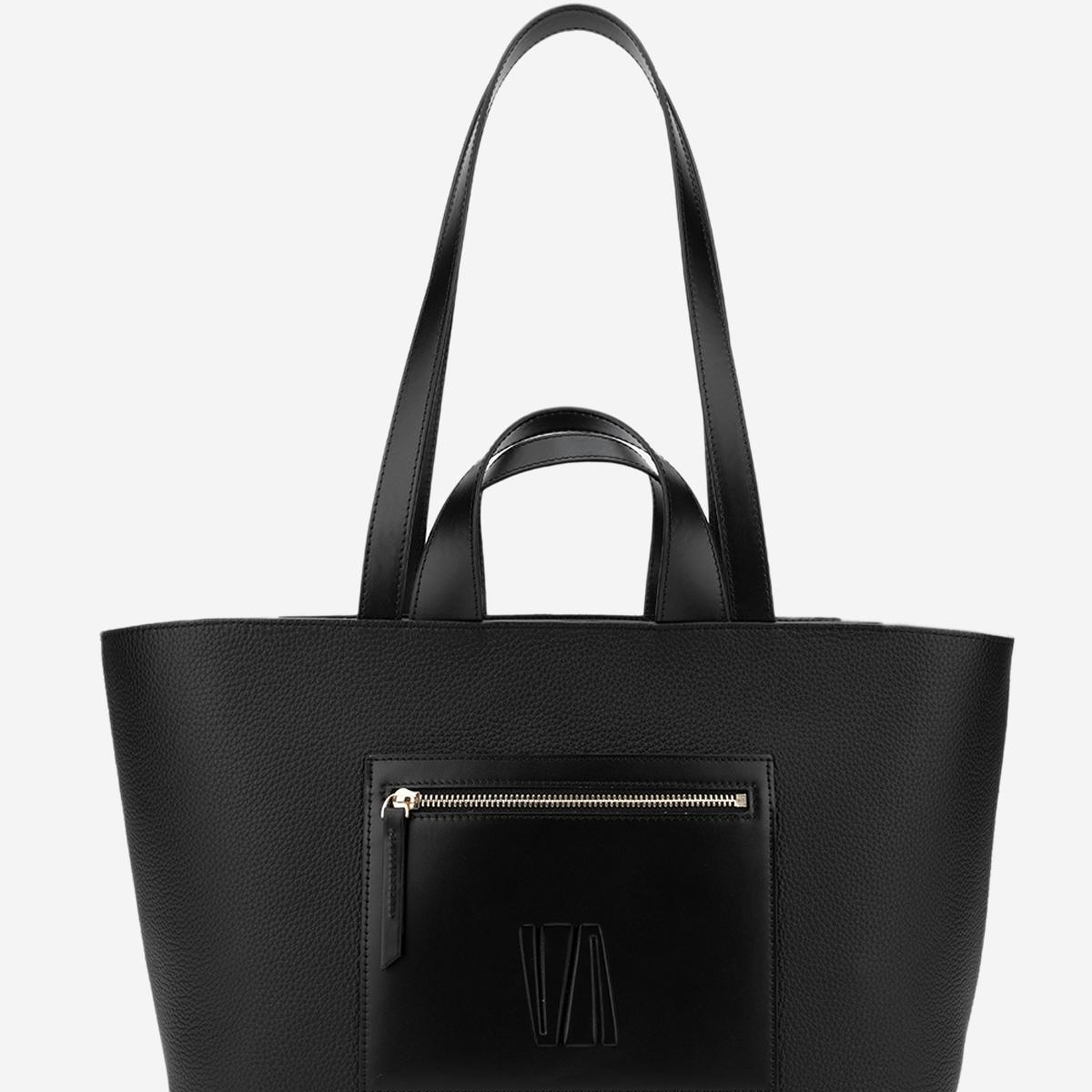 Valmenti Kadın Hakiki Deri Siyah Kol Çantası