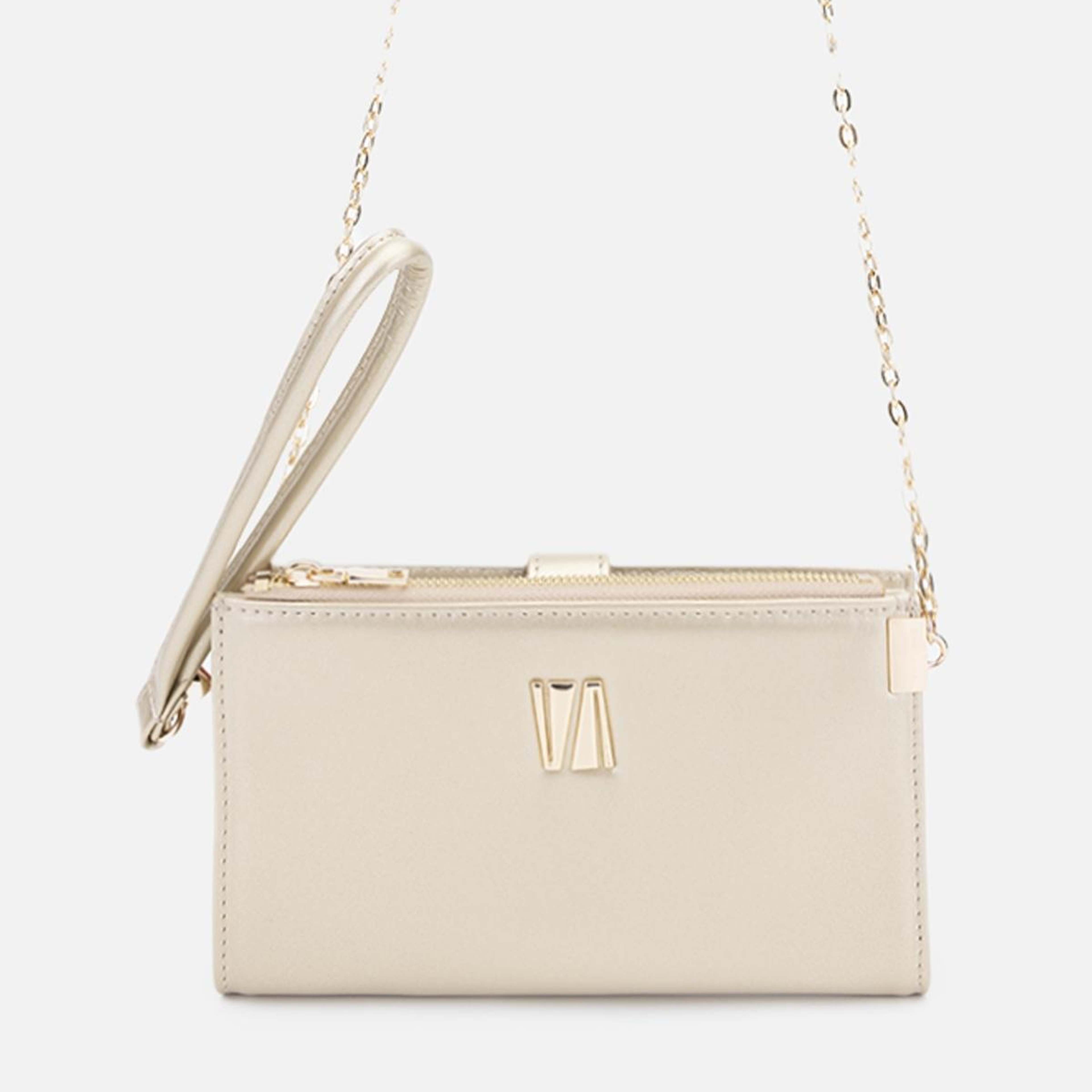 Valmenti Kadın Hakiki Deri Sarı El Çantası