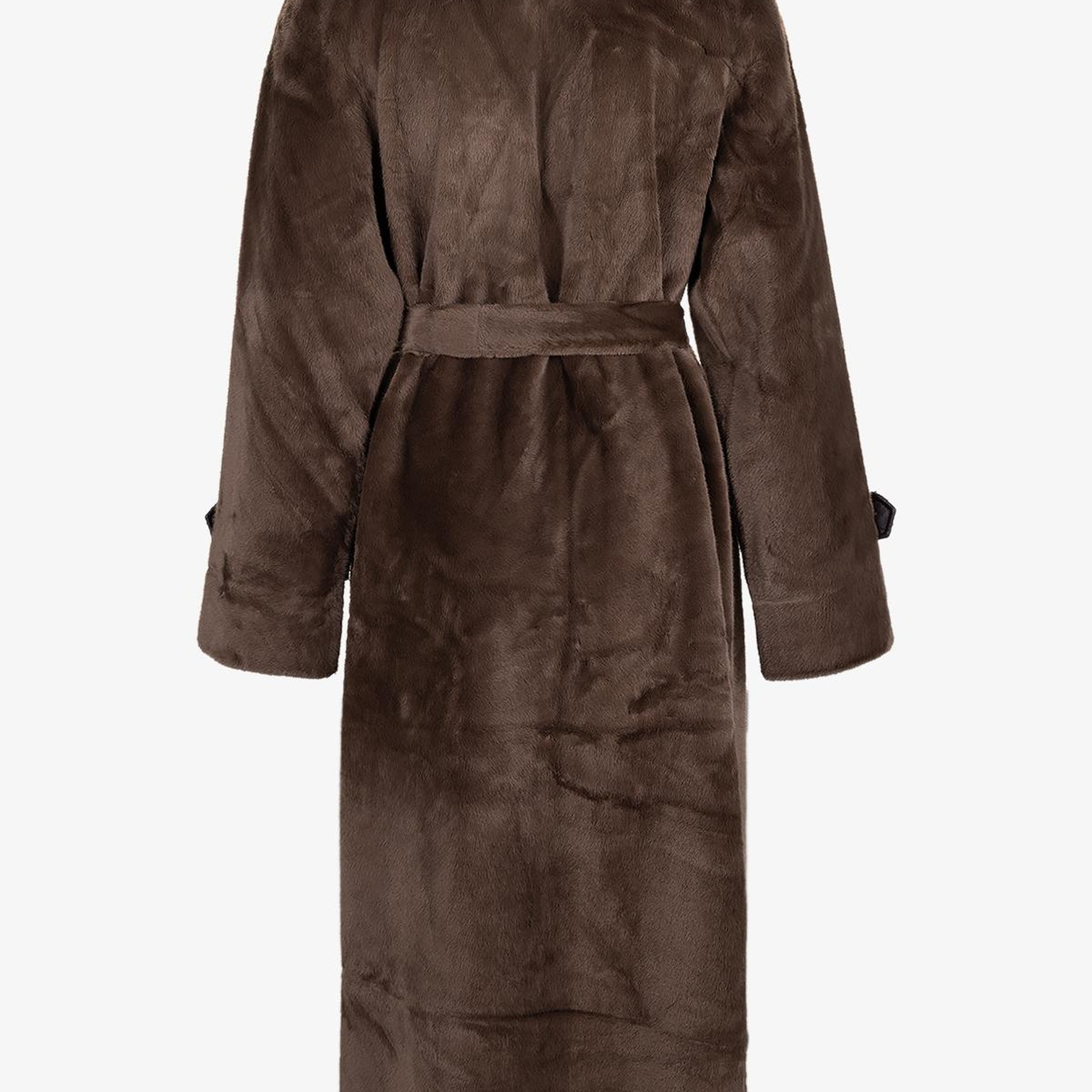 Valmenti Kadın Tekstil Konyak Kaban Deri Mont