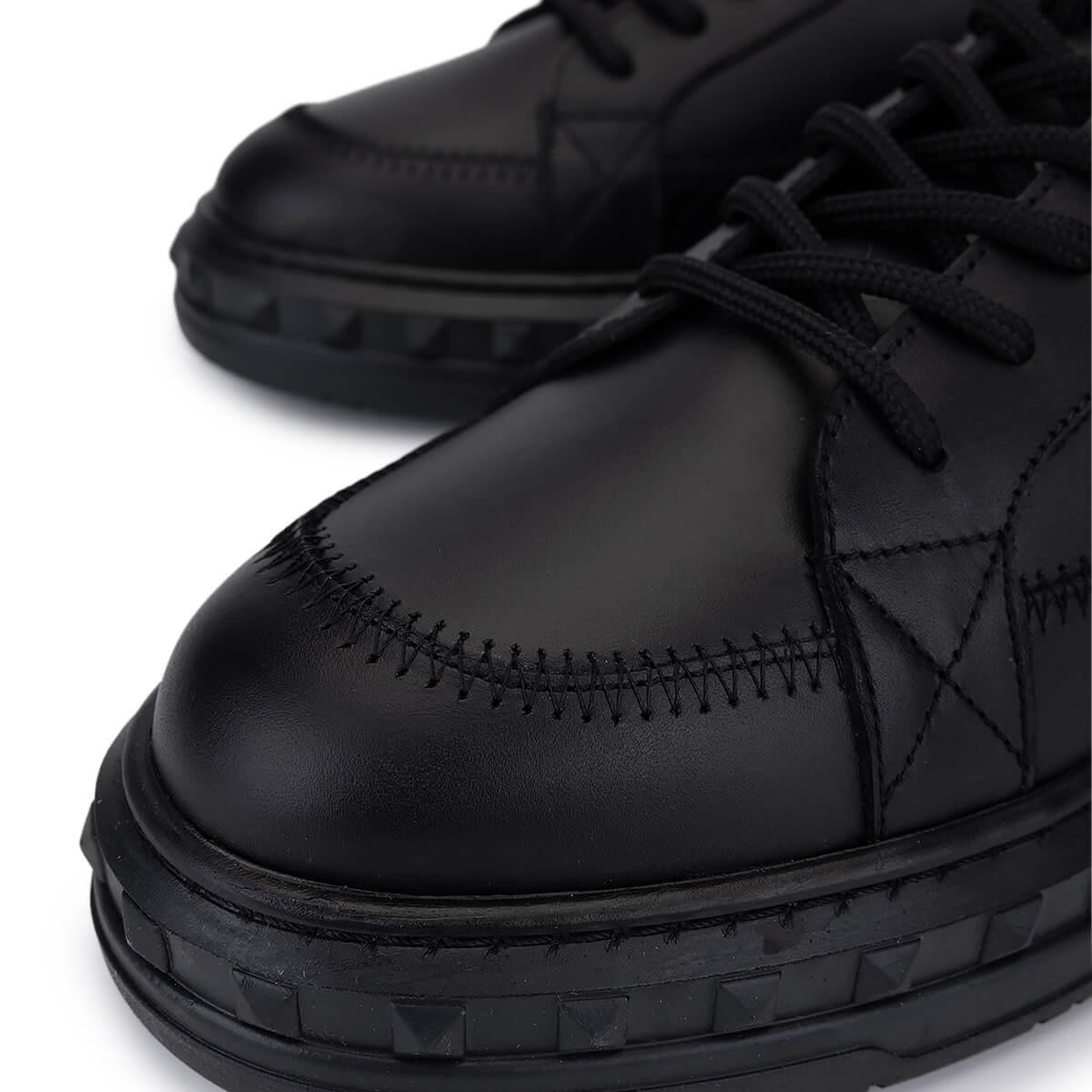 Tamer Tanca Erkek Hakiki Deri Siyah Deri Sneakers & Spor Ayakkabı