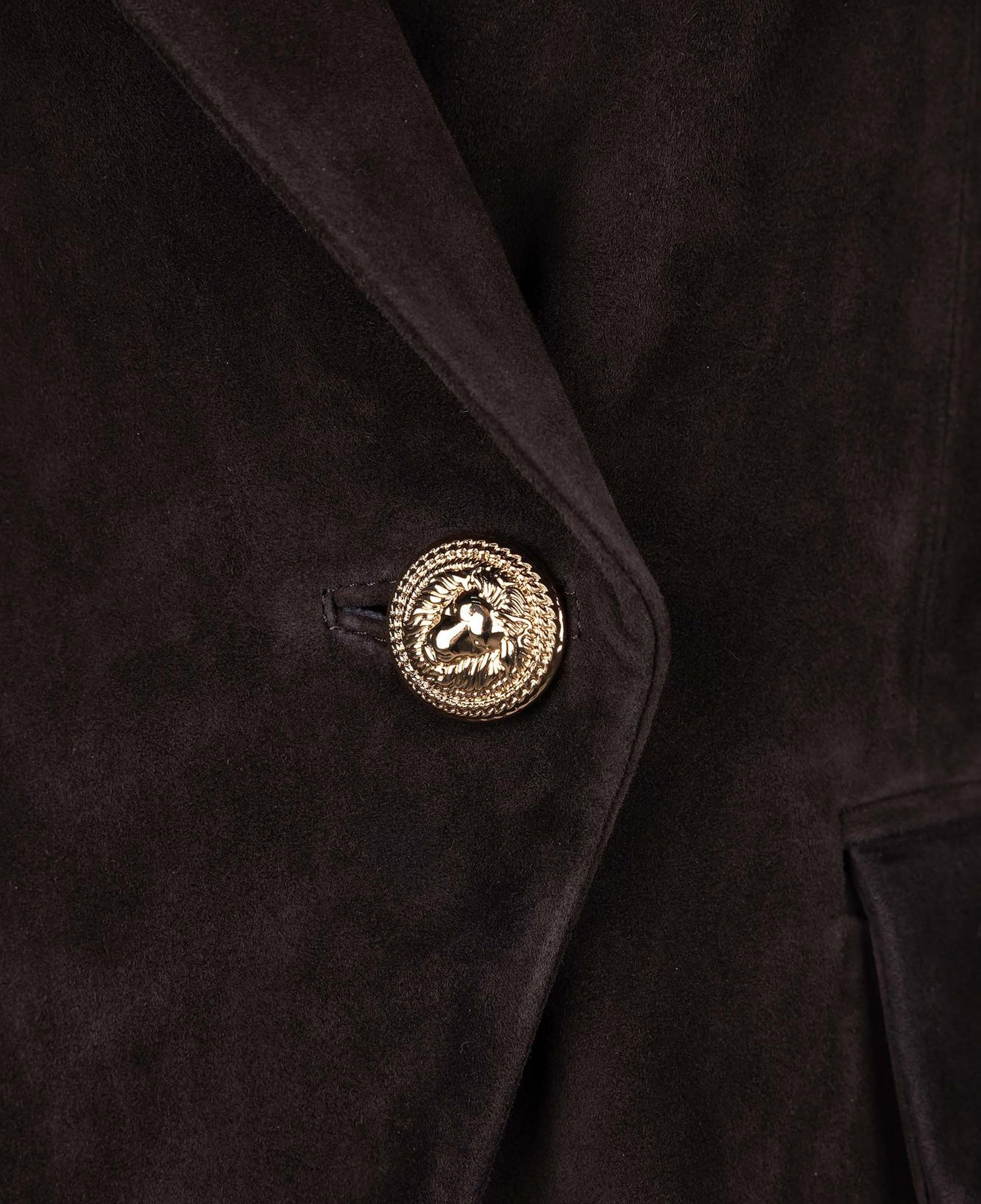 Valmenti Kadın Hakiki Deri Kahverengi Süet Deri Mont