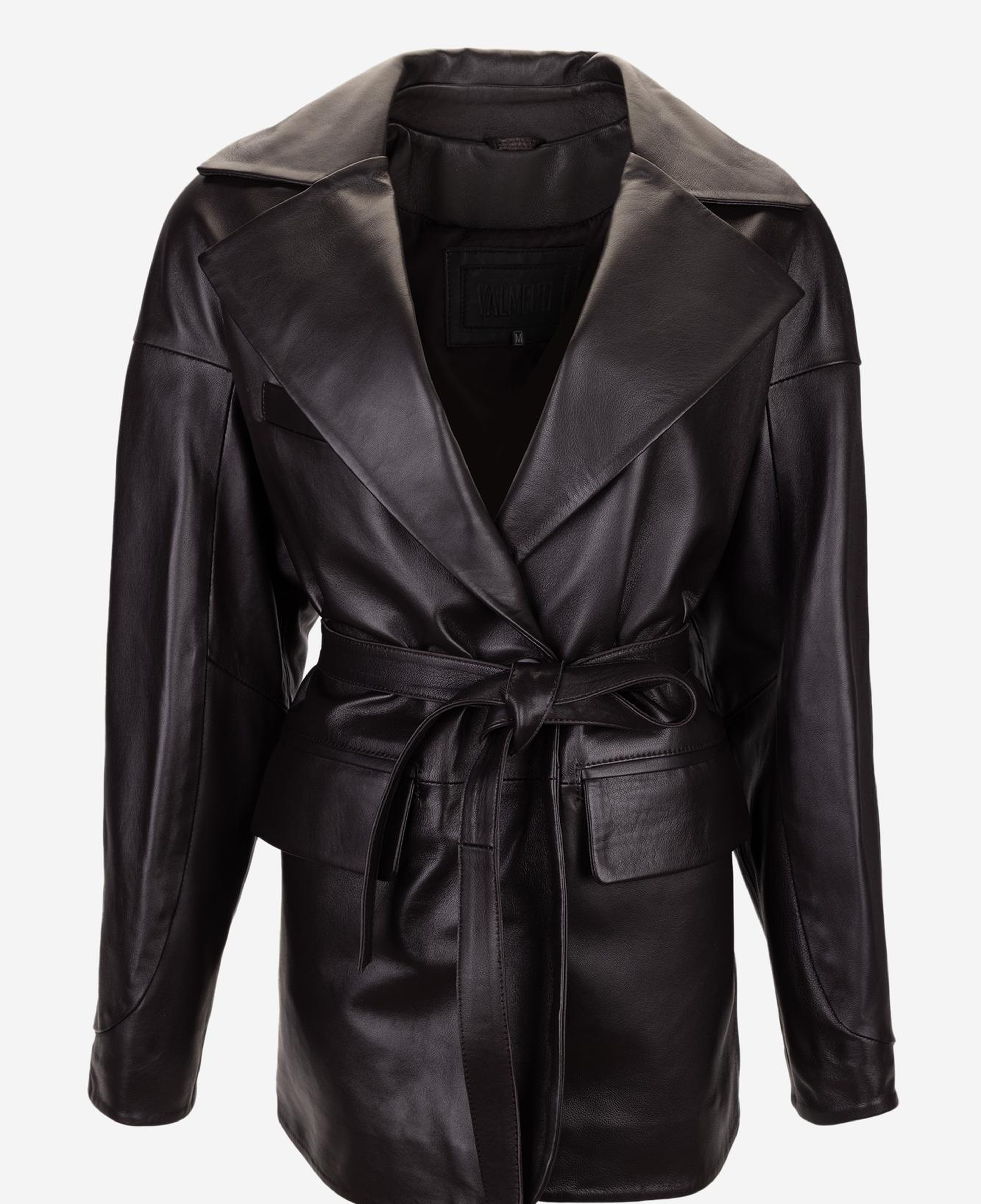 Valmenti Kadın Hakiki Deri Kahverengi Deri Mont