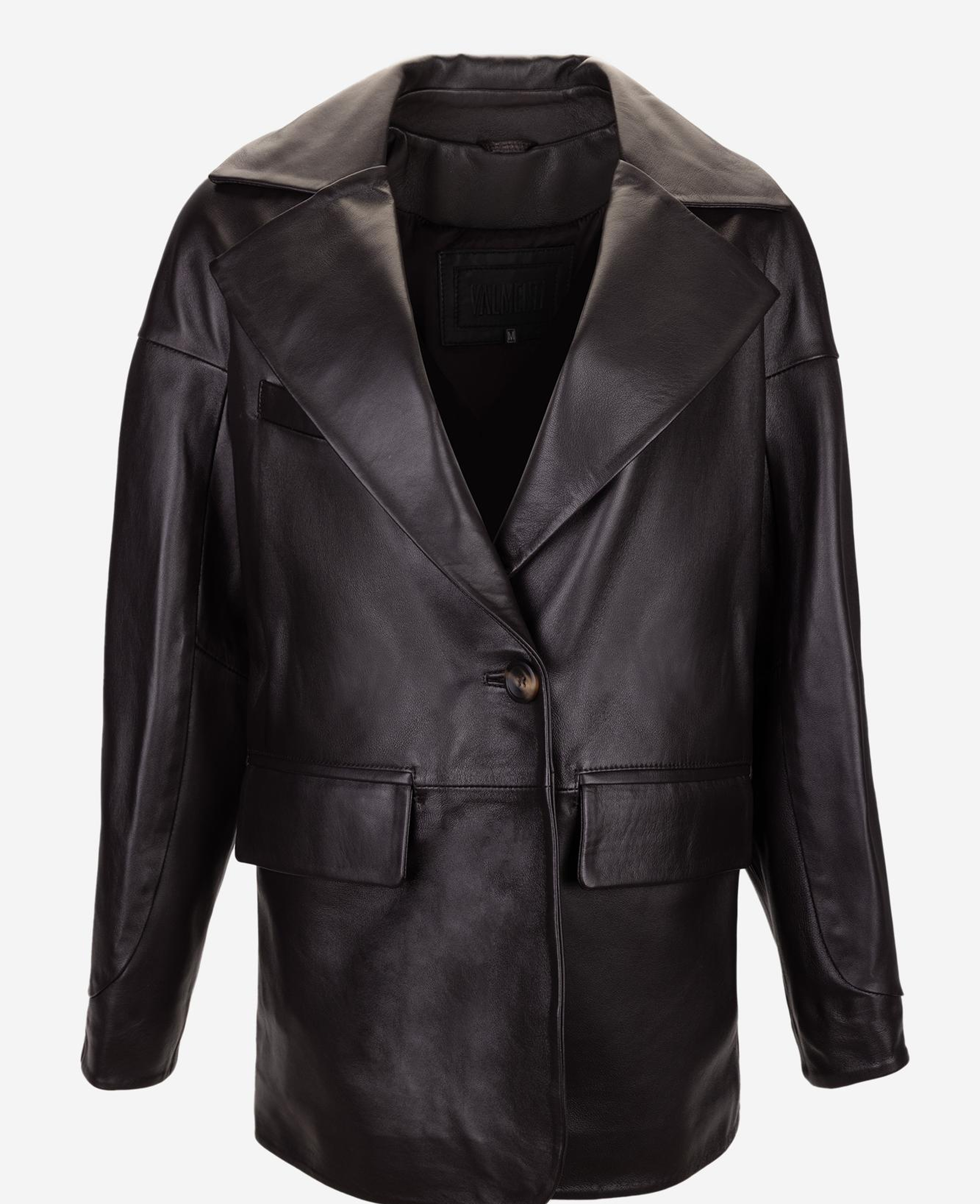 Valmenti Kadın Hakiki Deri Kahverengi Deri Mont