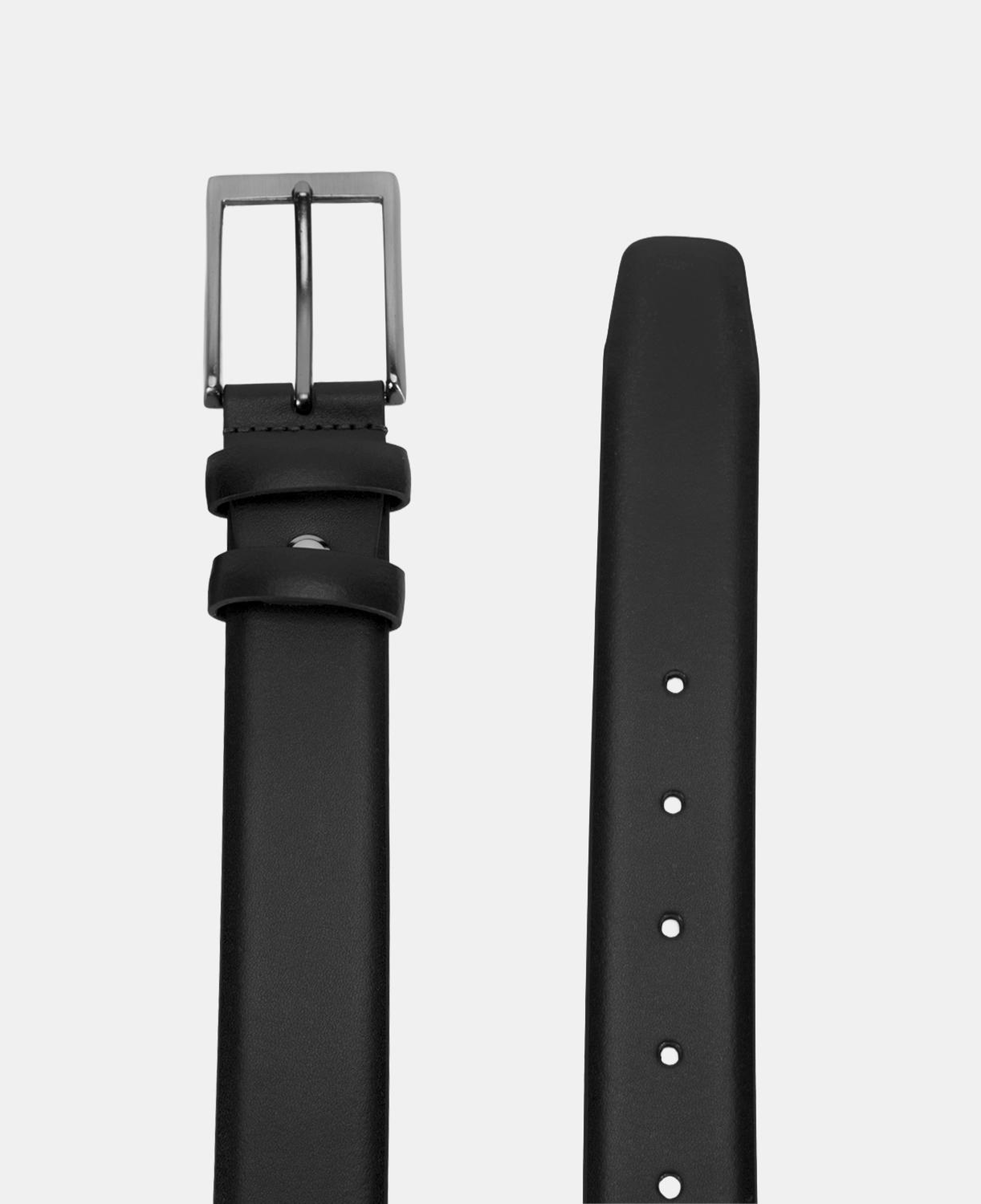 Erkek Siyah Spor Deri Kemer