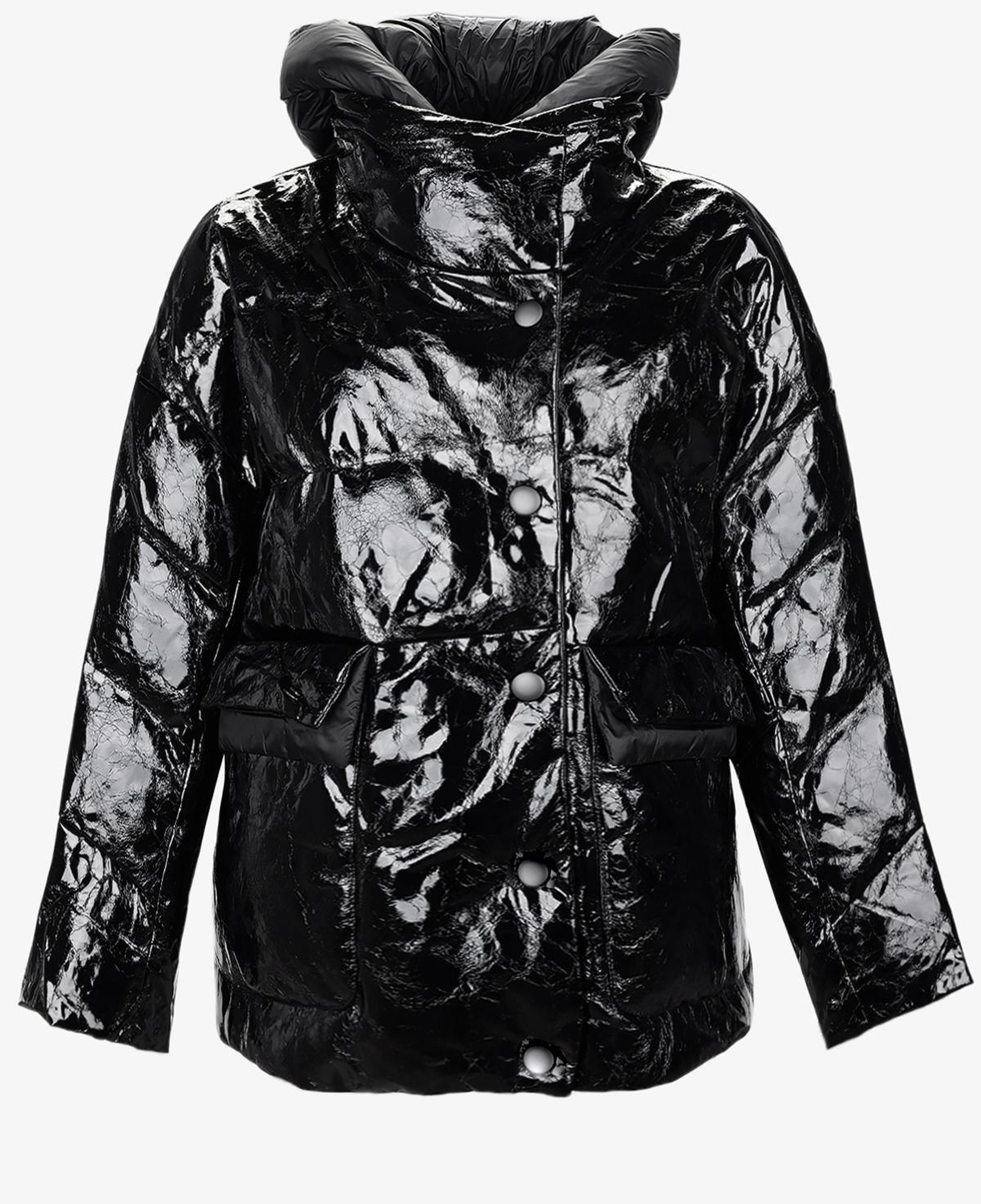 Valmenti Kadın Tekstil Siyah Mont