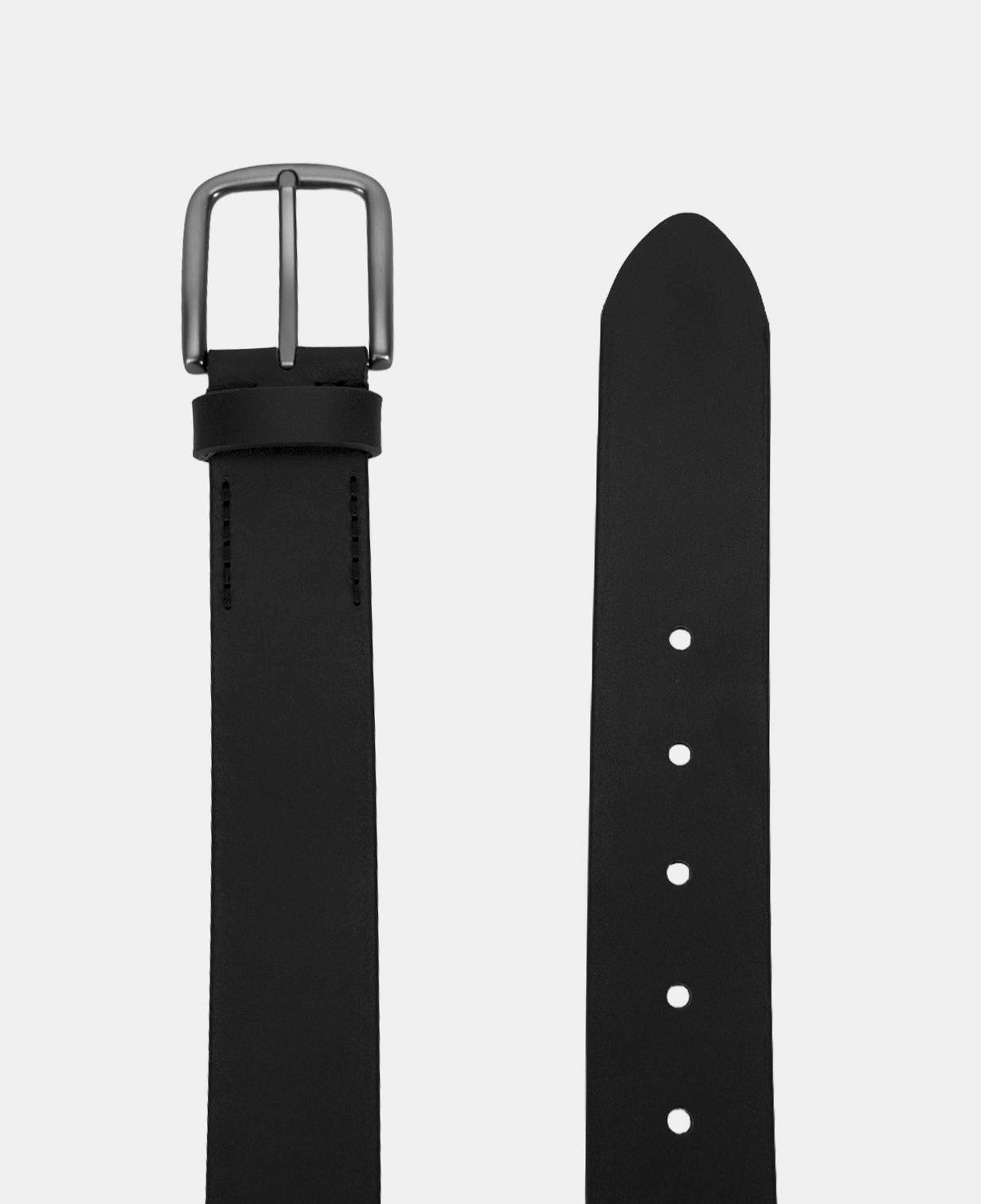 Erkek Siyah Deri Spor Kemer