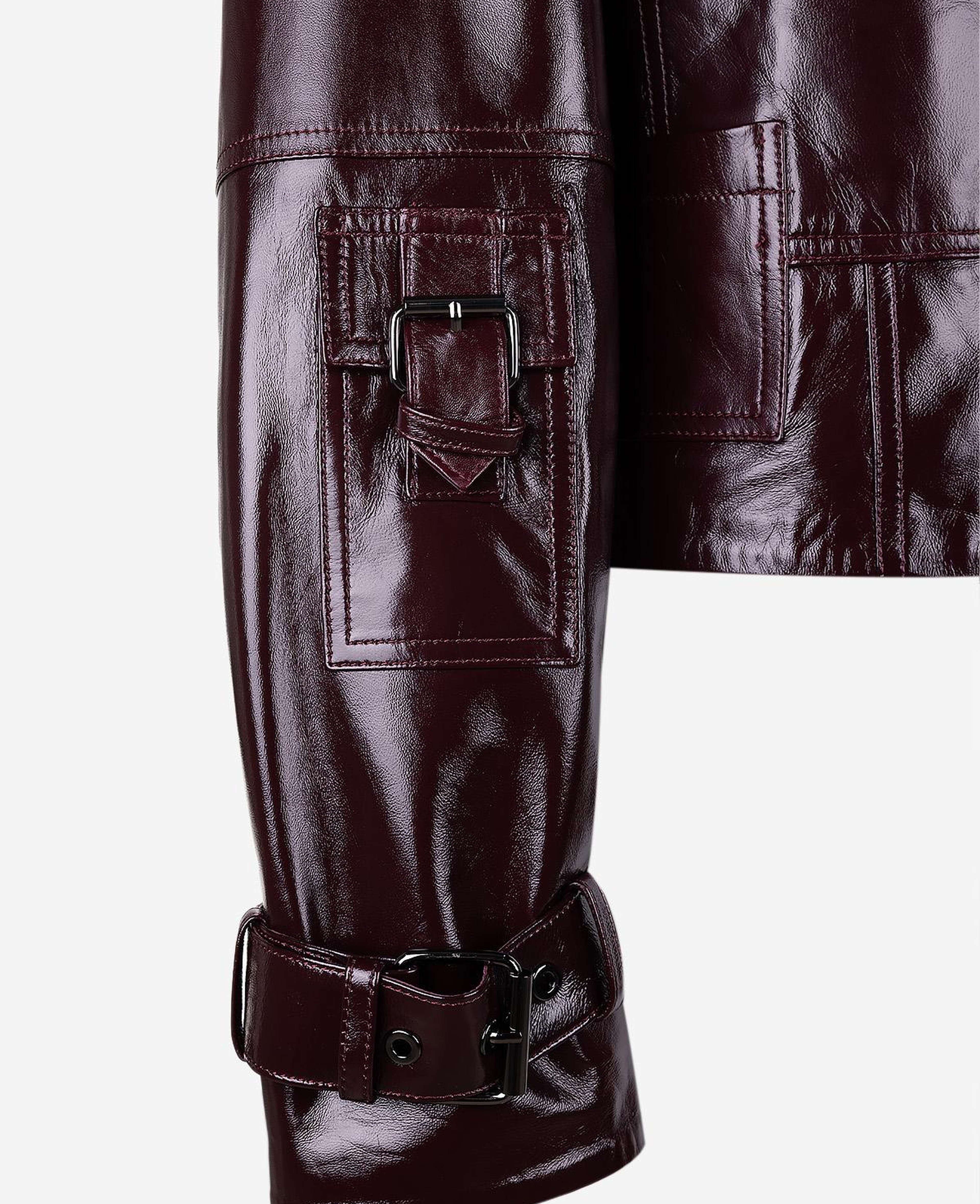 Valmenti Kadın Hakiki Deri Bordo Deri Mont