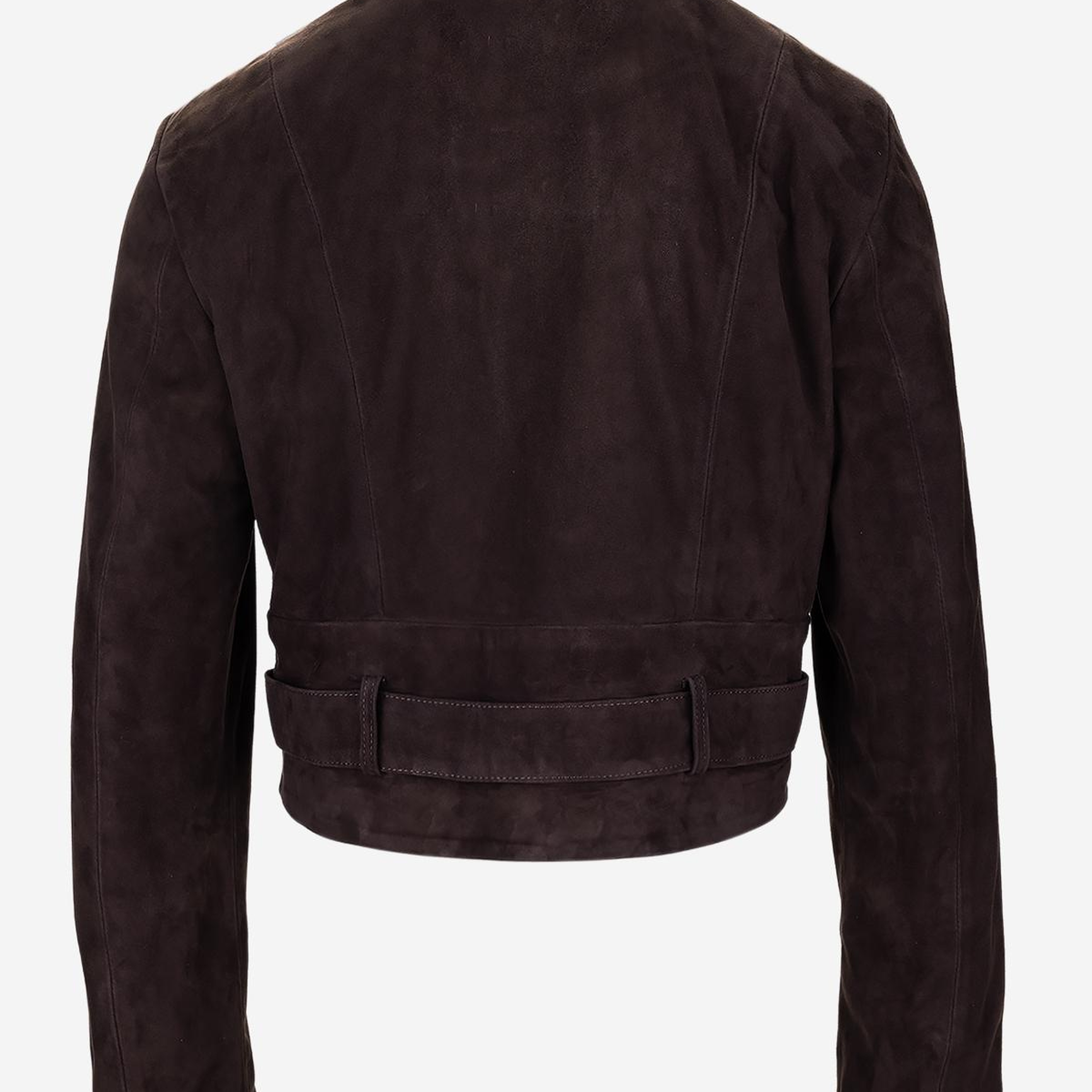 Valmenti Kadın Kahverengi Süet Deri Mont