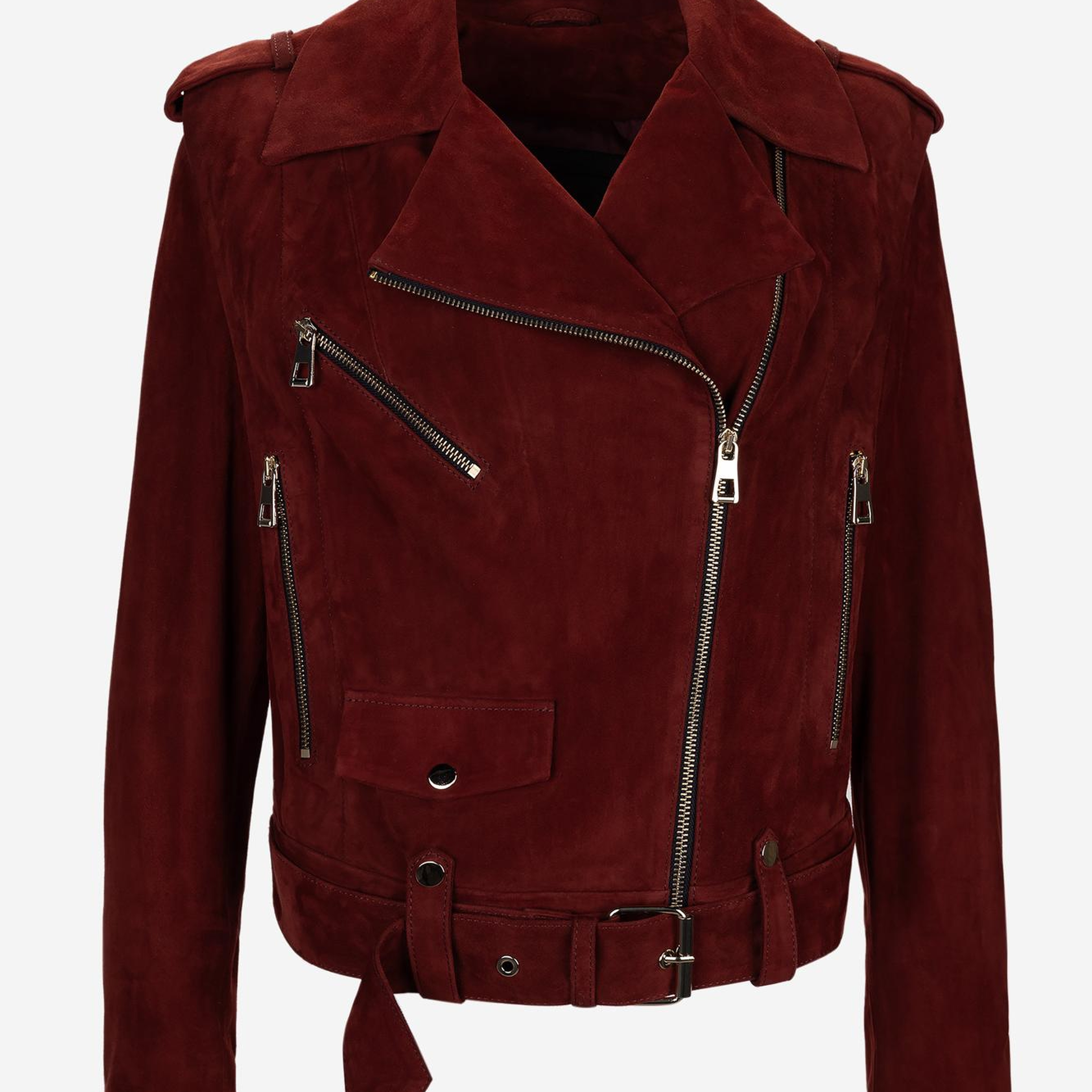 Valmenti Kadın Hakiki Deri Bordo Deri Mont