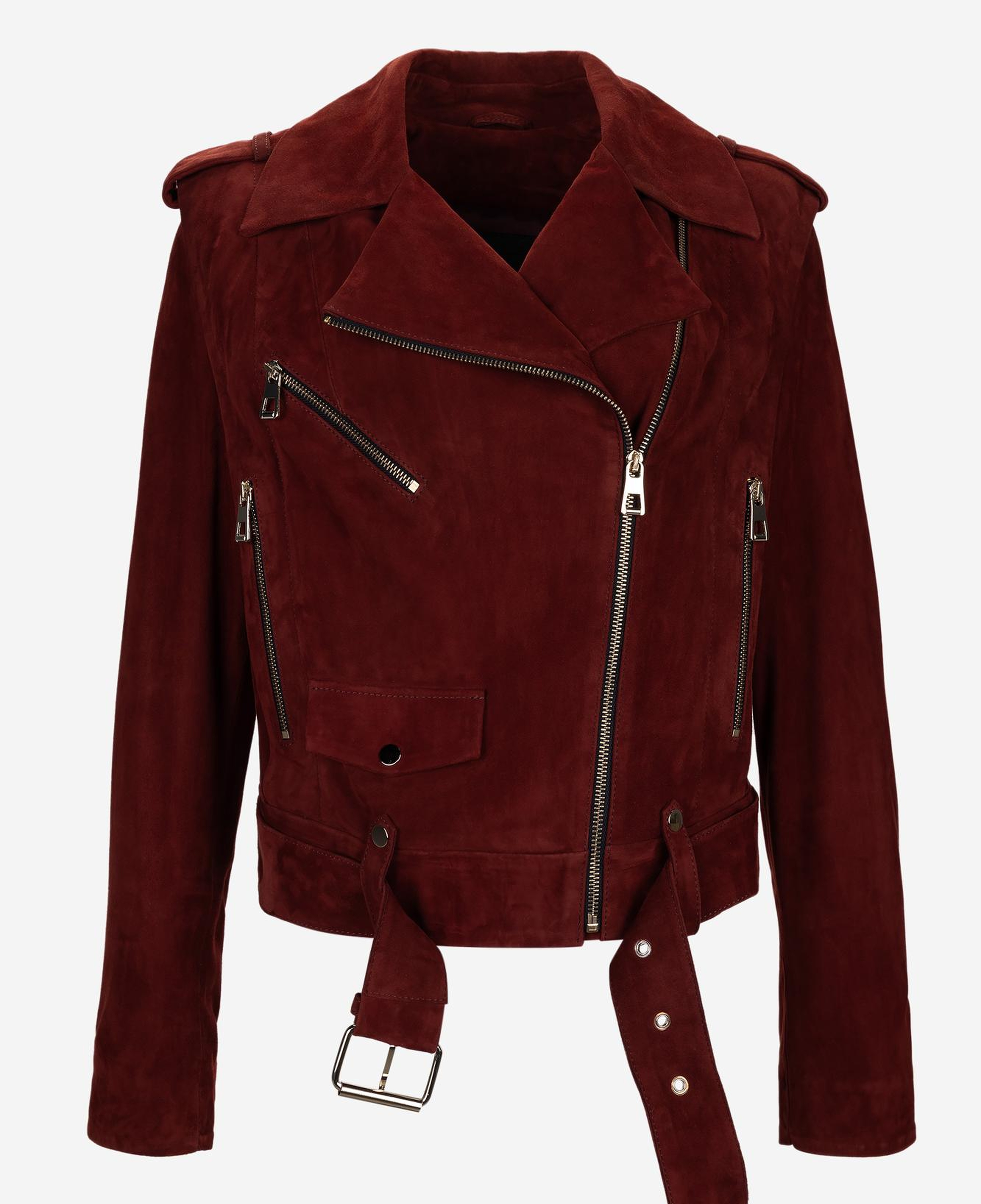 Valmenti Kadın Hakiki Deri Bordo Deri Mont