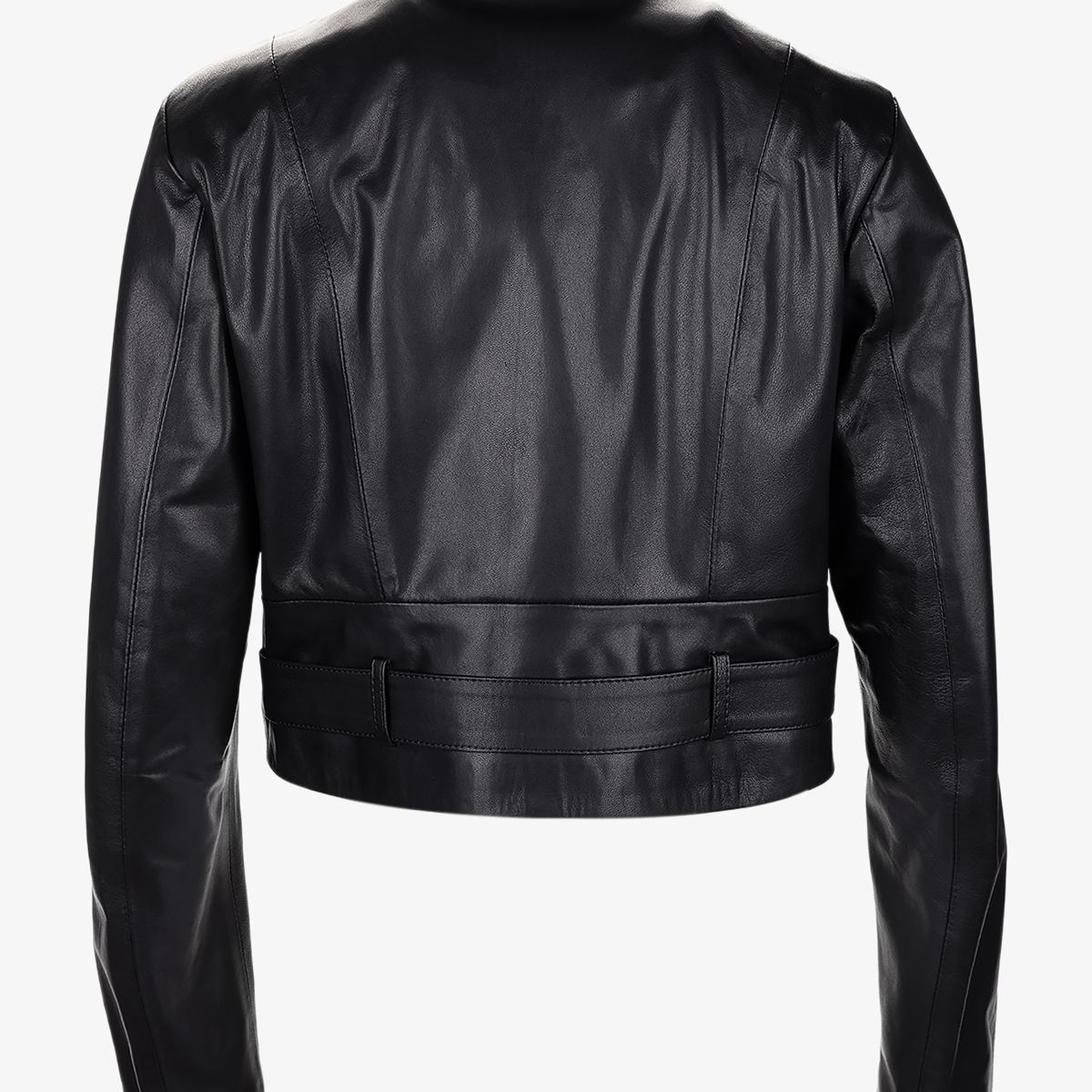 Valmenti Kadın Siyah Deri Mont