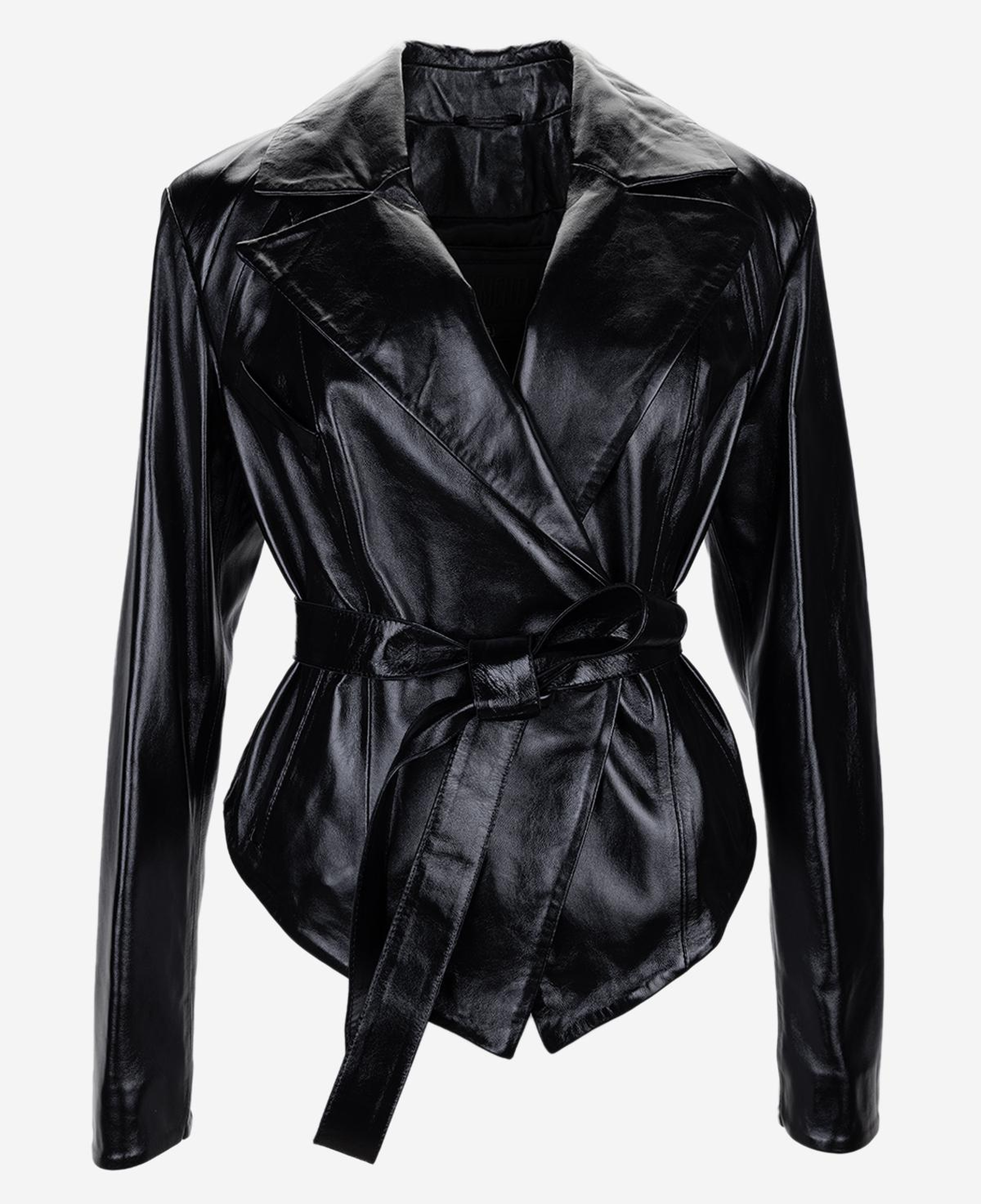 Valmenti Kadın Hakiki Deri Siyah Deri Mont