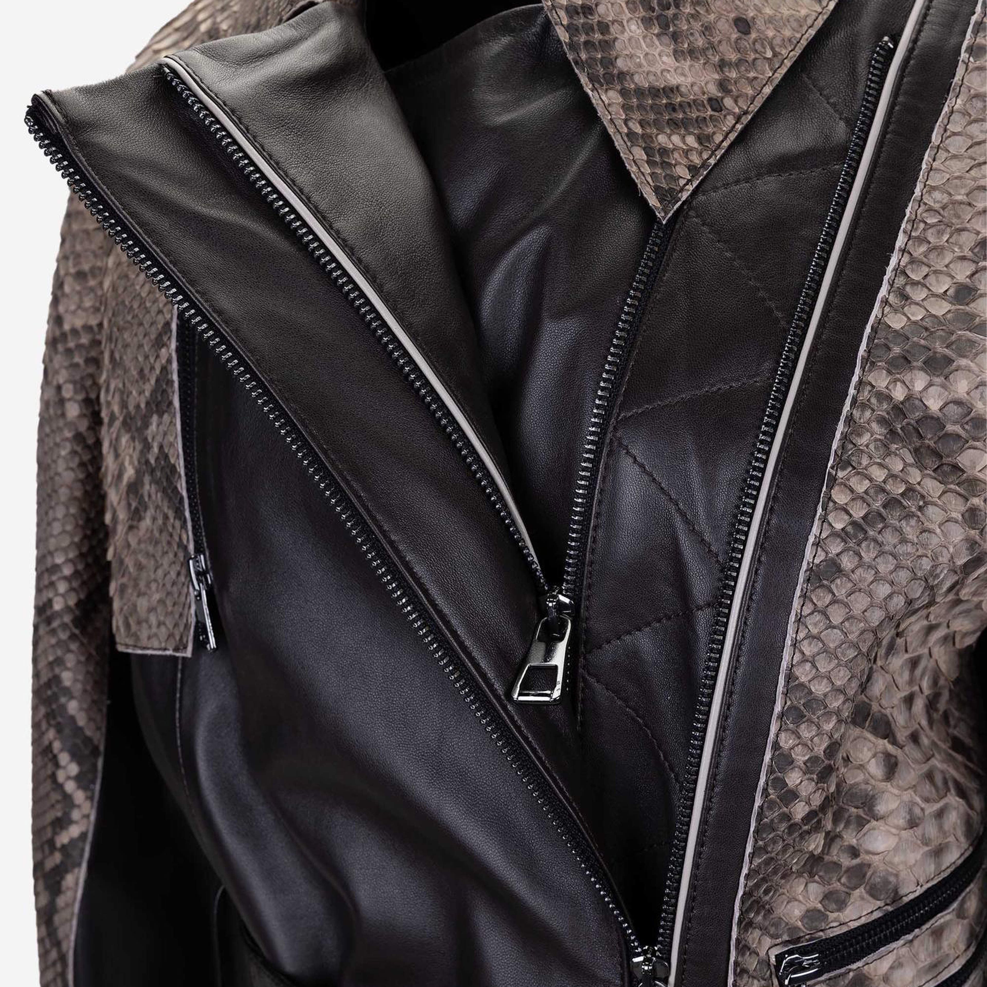 Valmenti Kadın Hakiki Deri Kahverengi Deri Mont