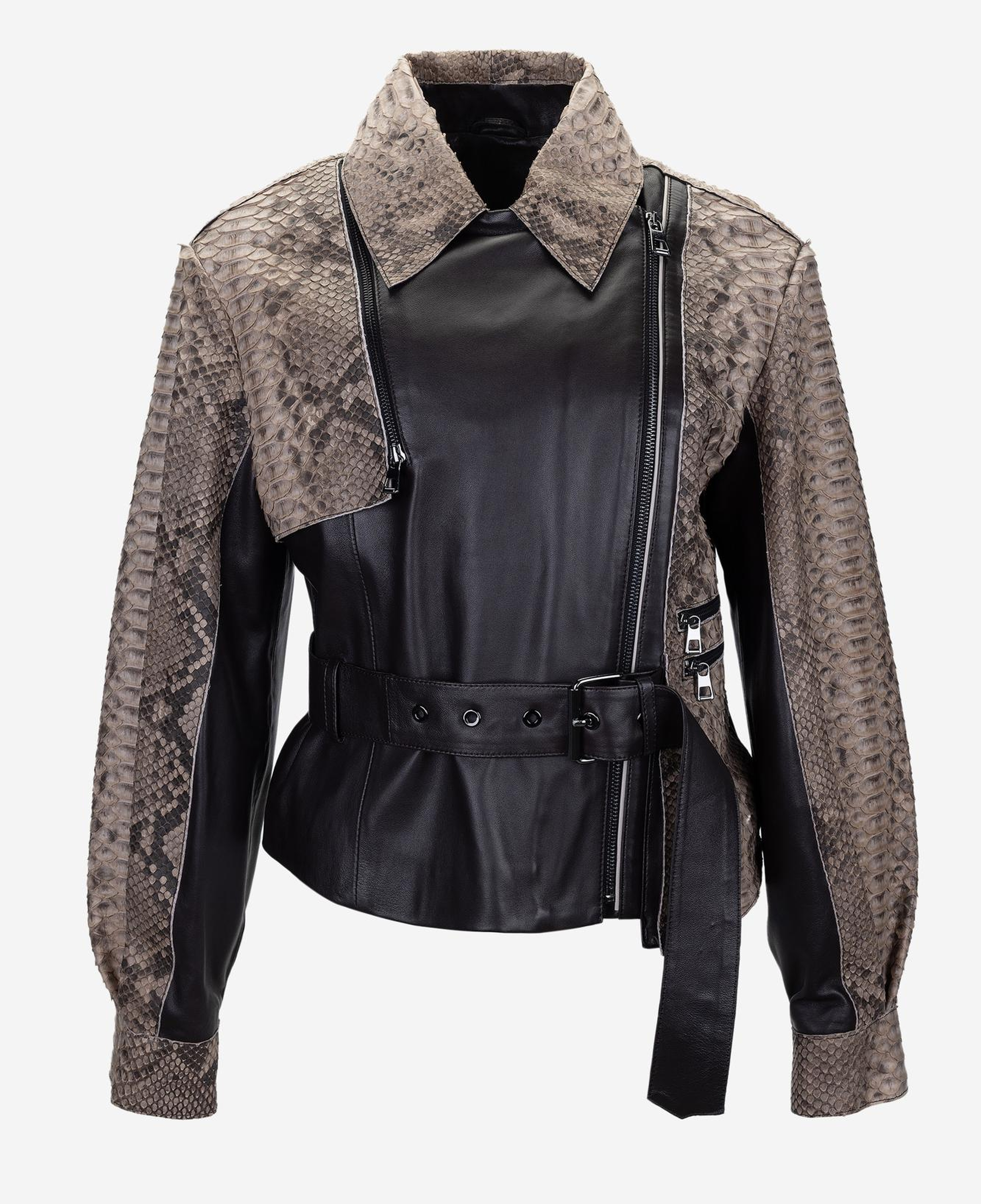 Valmenti Kadın Hakiki Deri Kahverengi Deri Mont