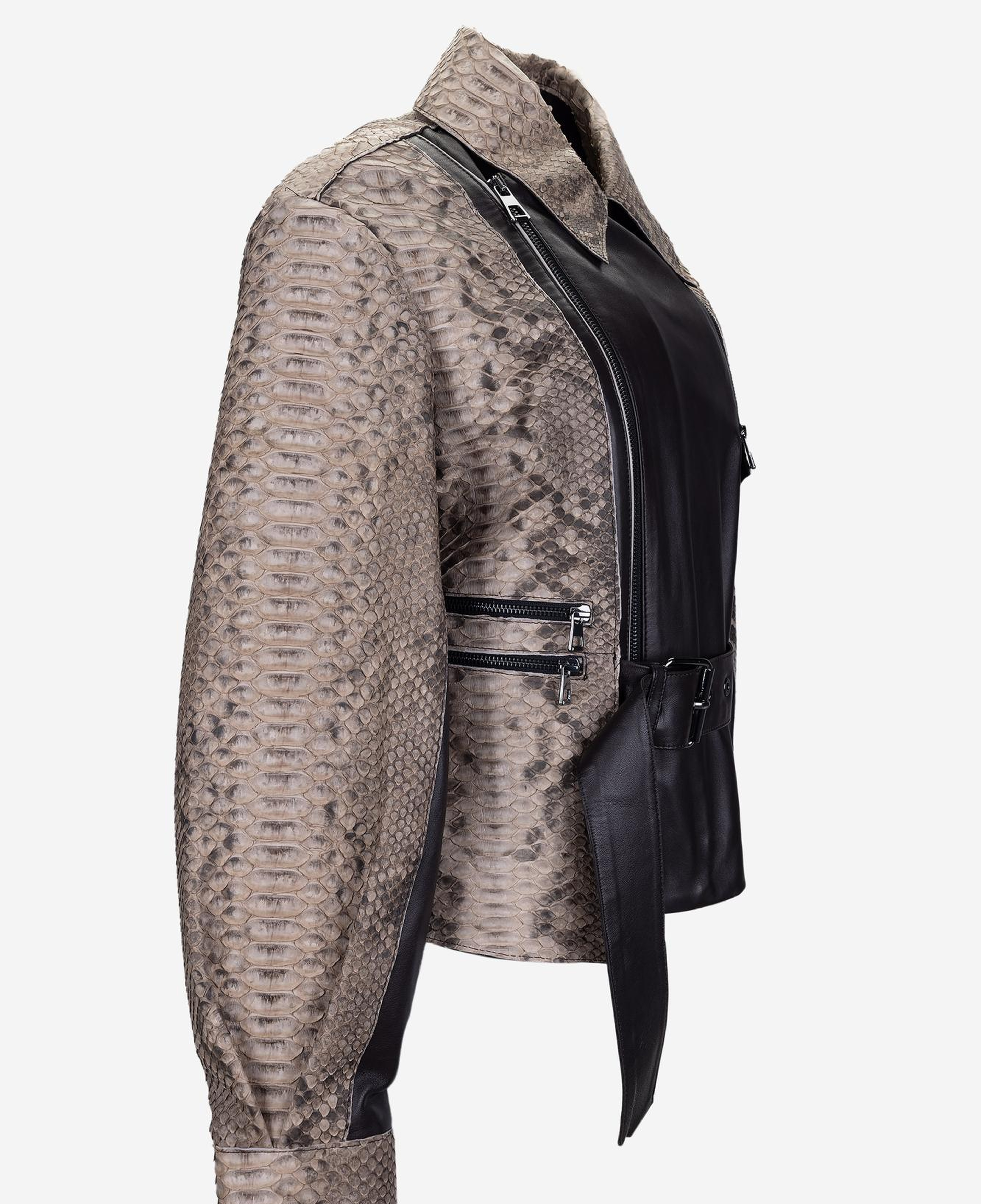 Valmenti Kadın Hakiki Deri Kahverengi Deri Mont