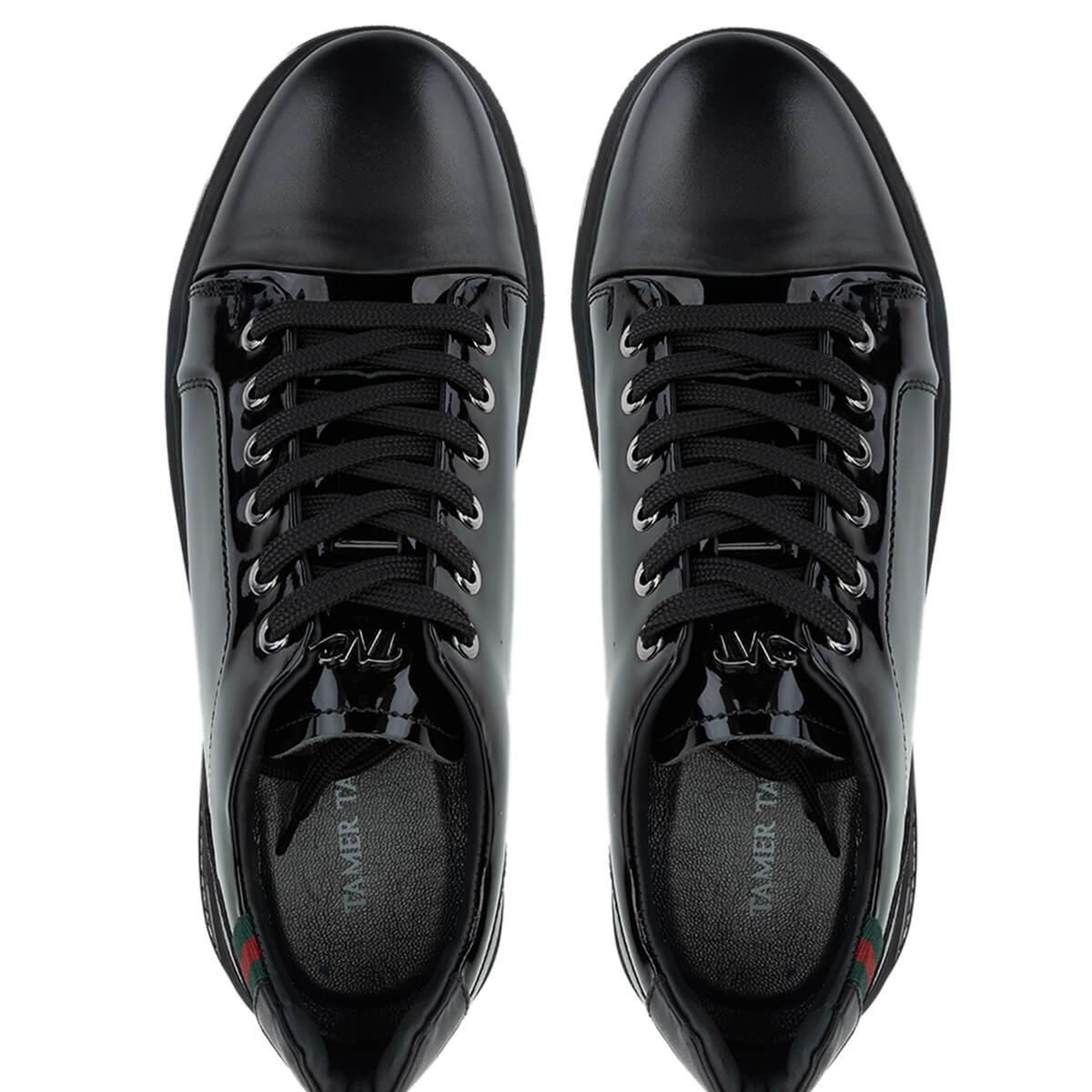 Tamer Tanca Erkek Hakiki Deri Siyah Sneakers & Spor Ayakkabı