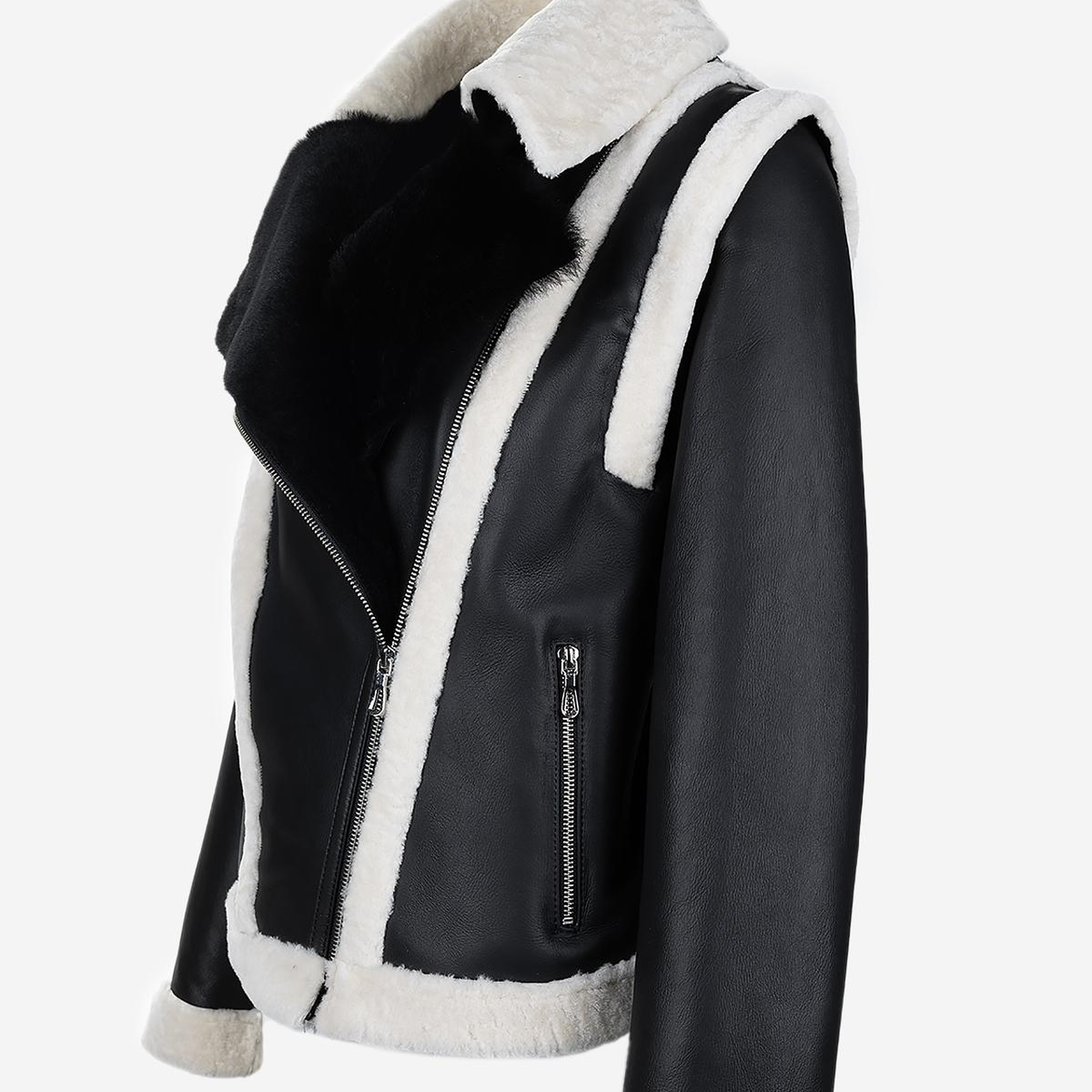 Valmenti Kadın Kürk Siyah Mont