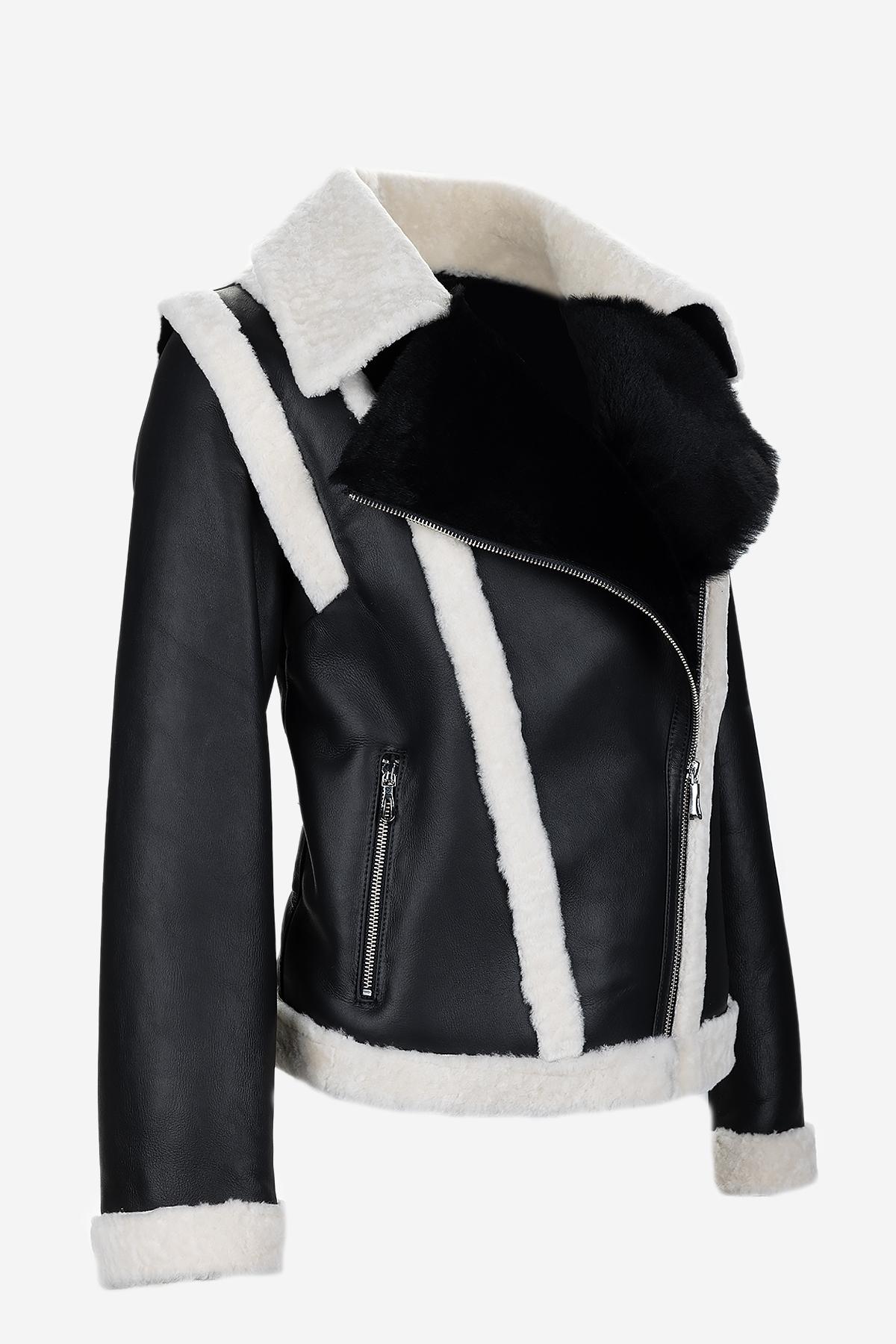 Valmenti Kadın Kürk Siyah Mont