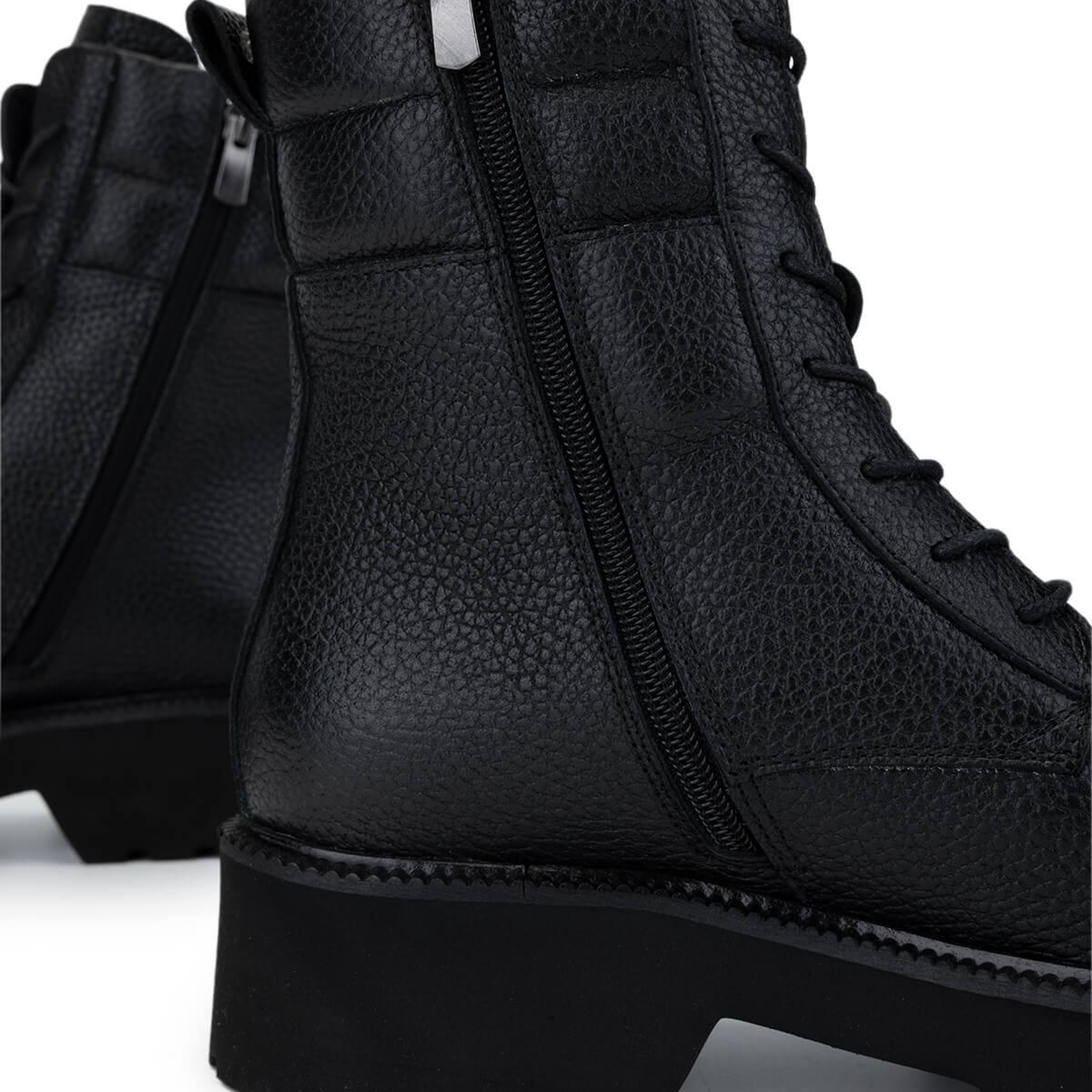 Tamer Tanca Kadın Hakiki Deri Siyah Floter Casual Bot