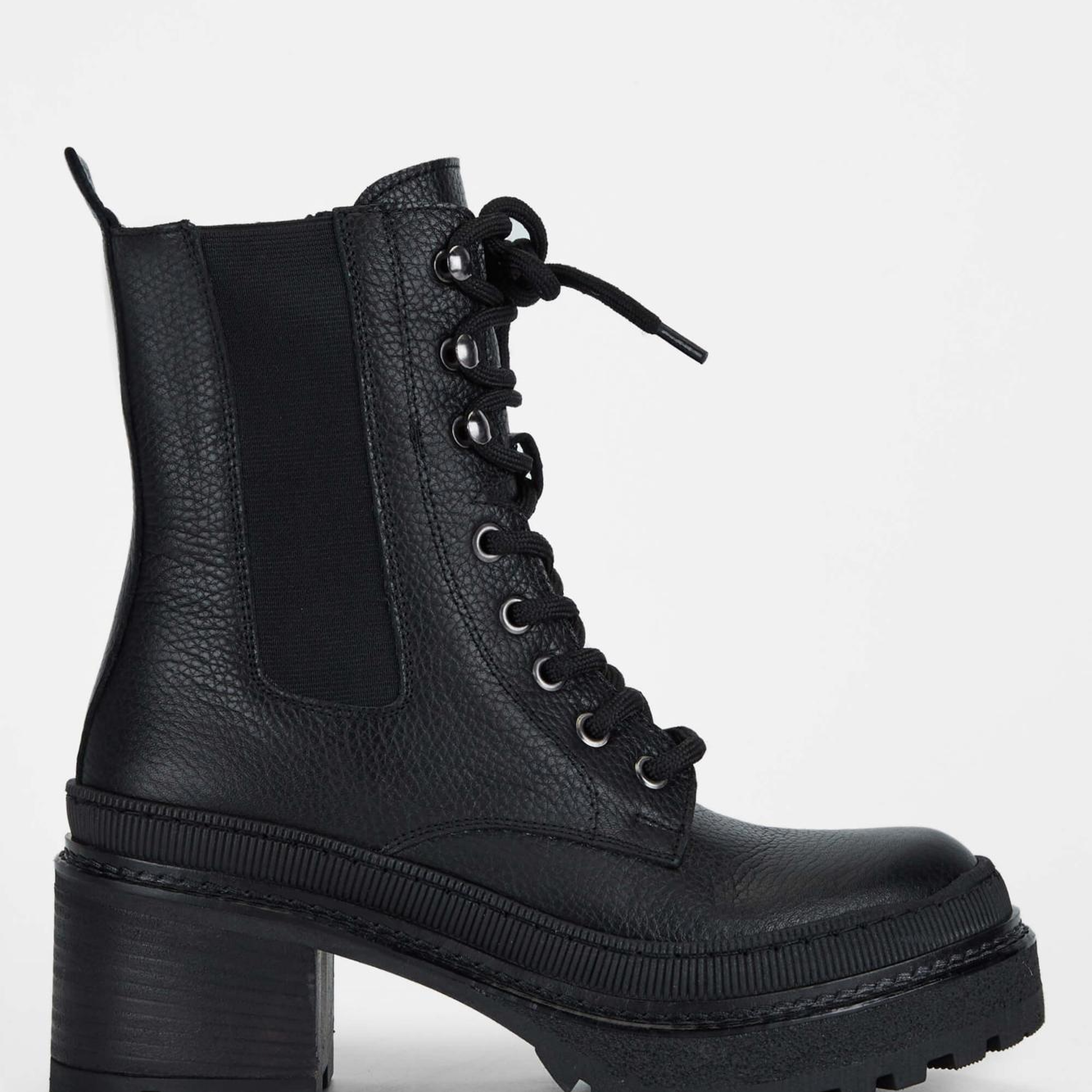 Tamer Tanca Kadın Hakiki Deri Siyah Deri Casual Bot