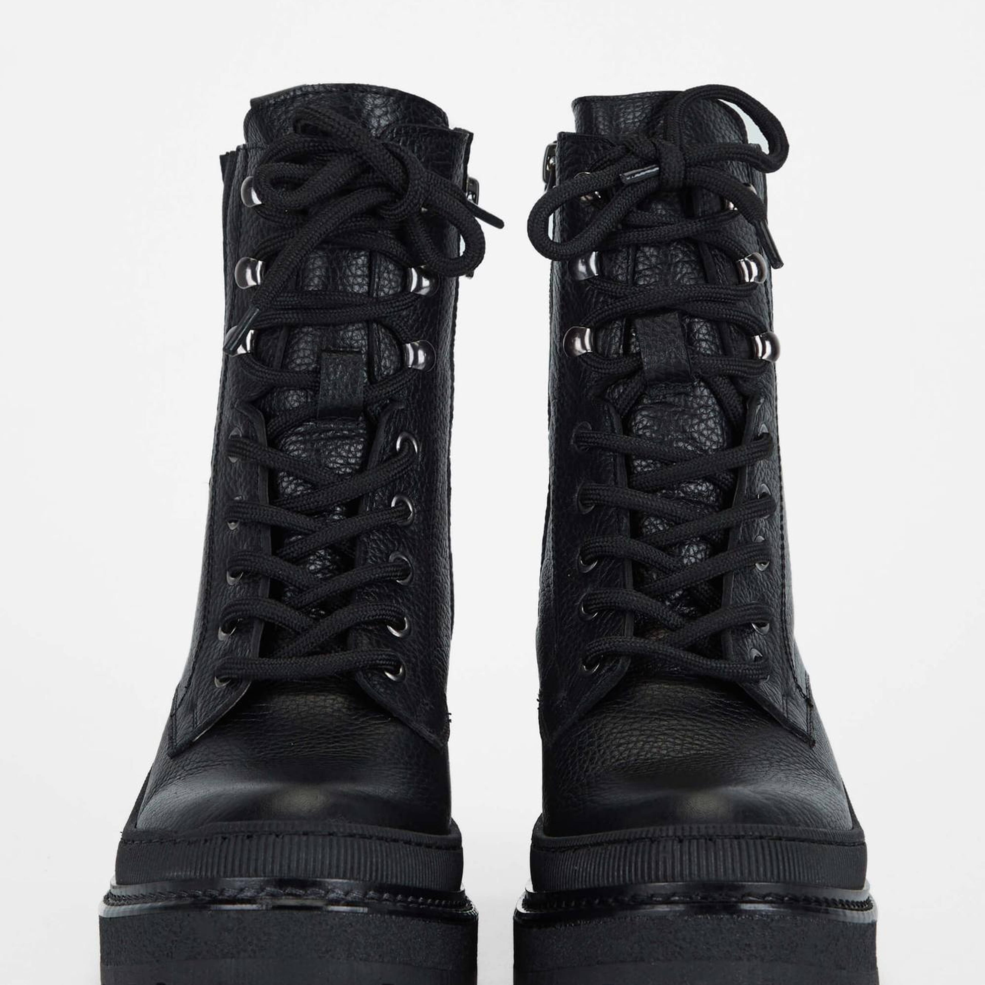 Tamer Tanca Kadın Hakiki Deri Siyah Deri Casual Bot