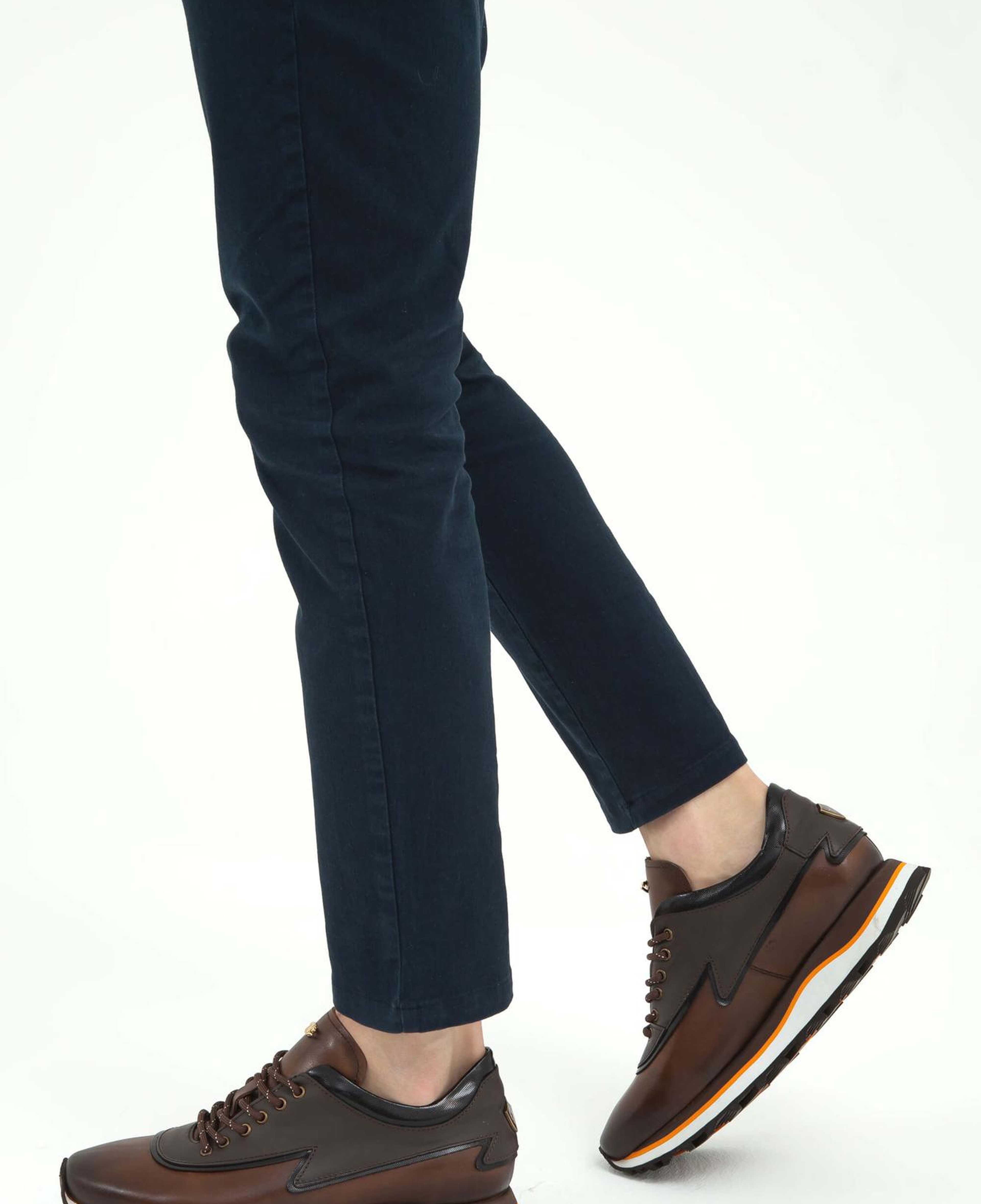 Tamer Tanca Erkek Hakiki Deri Kahverengi Sneakers & Spor Ayakkabı