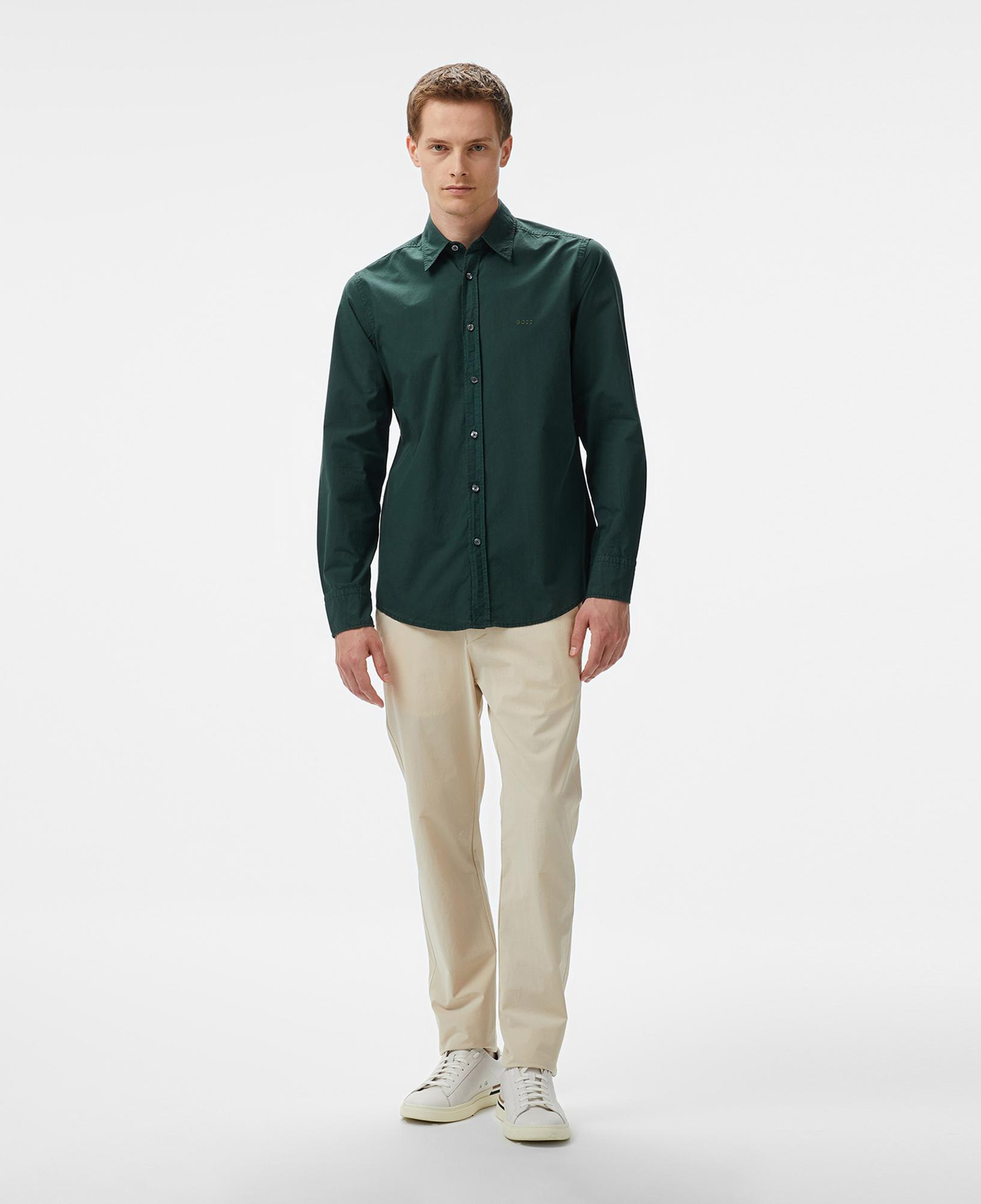 Boss Relegant 6 Erkek Yeşil Gömlek