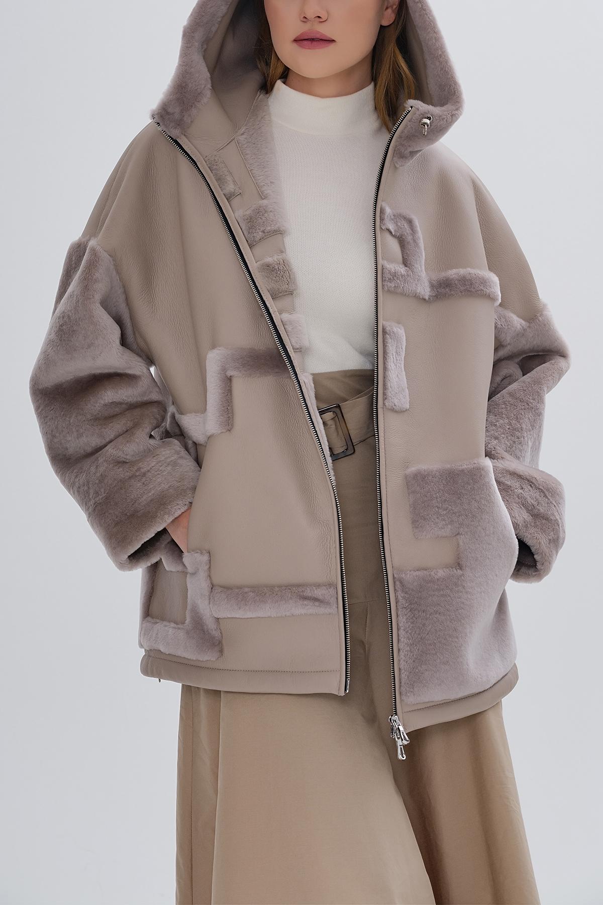 Valmenti Kadın Kürk Vizon Mont