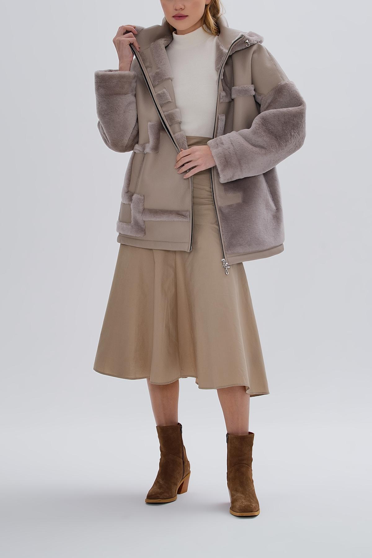 Valmenti Kadın Kürk Vizon Mont