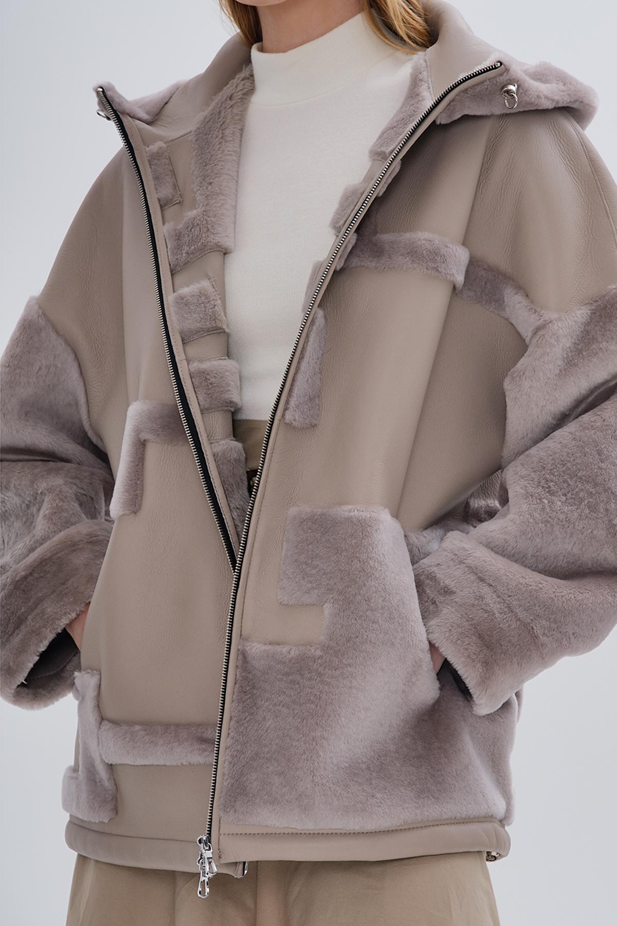 Valmenti Kadın Kürk Vizon Mont