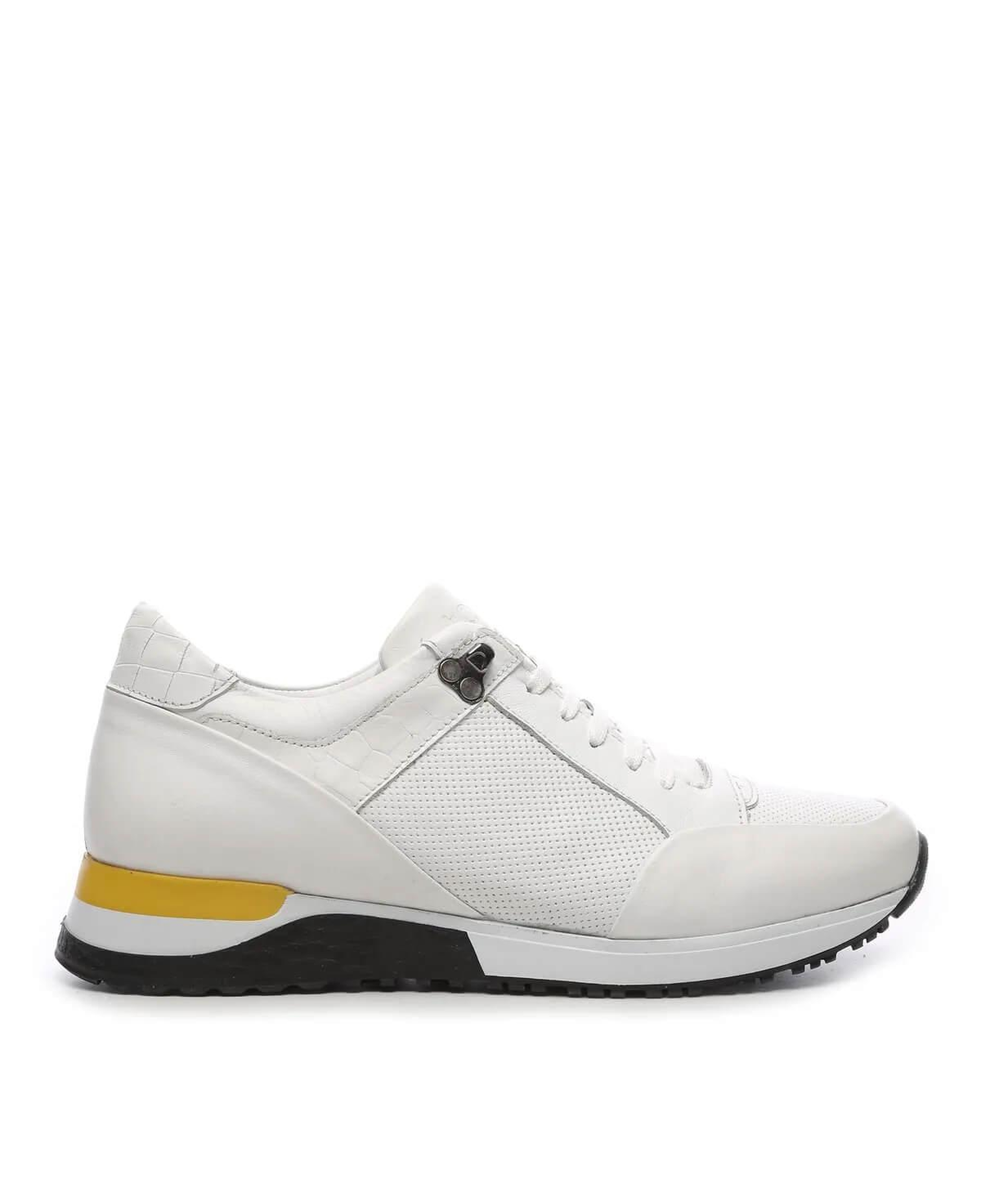 Tamer Tanca Erkek Hakiki Deri Beyaz Sneakers & Spor Ayakkabı