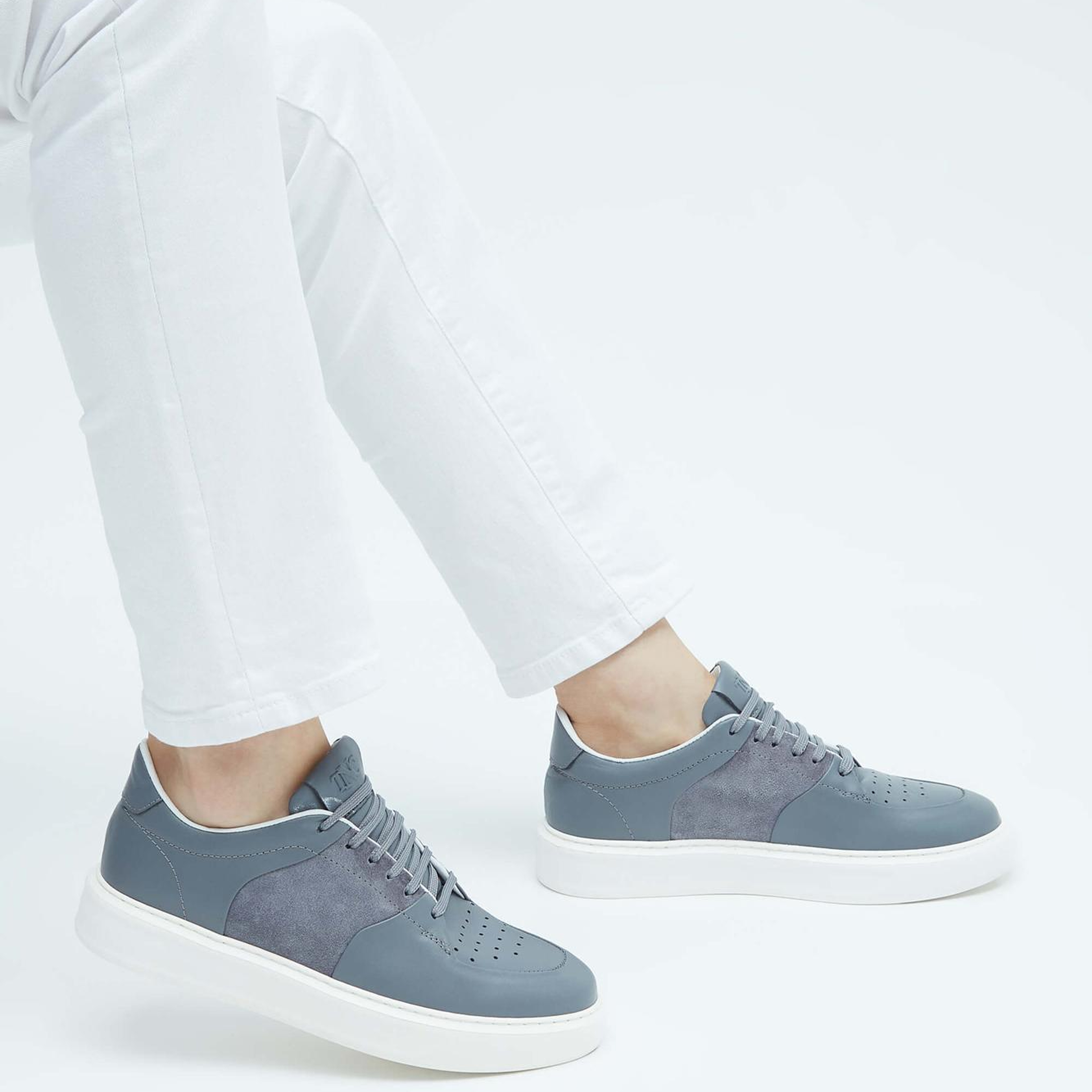 Tamer Tanca Erkek Hakiki Deri Gri Sneakers & Spor Ayakkabı