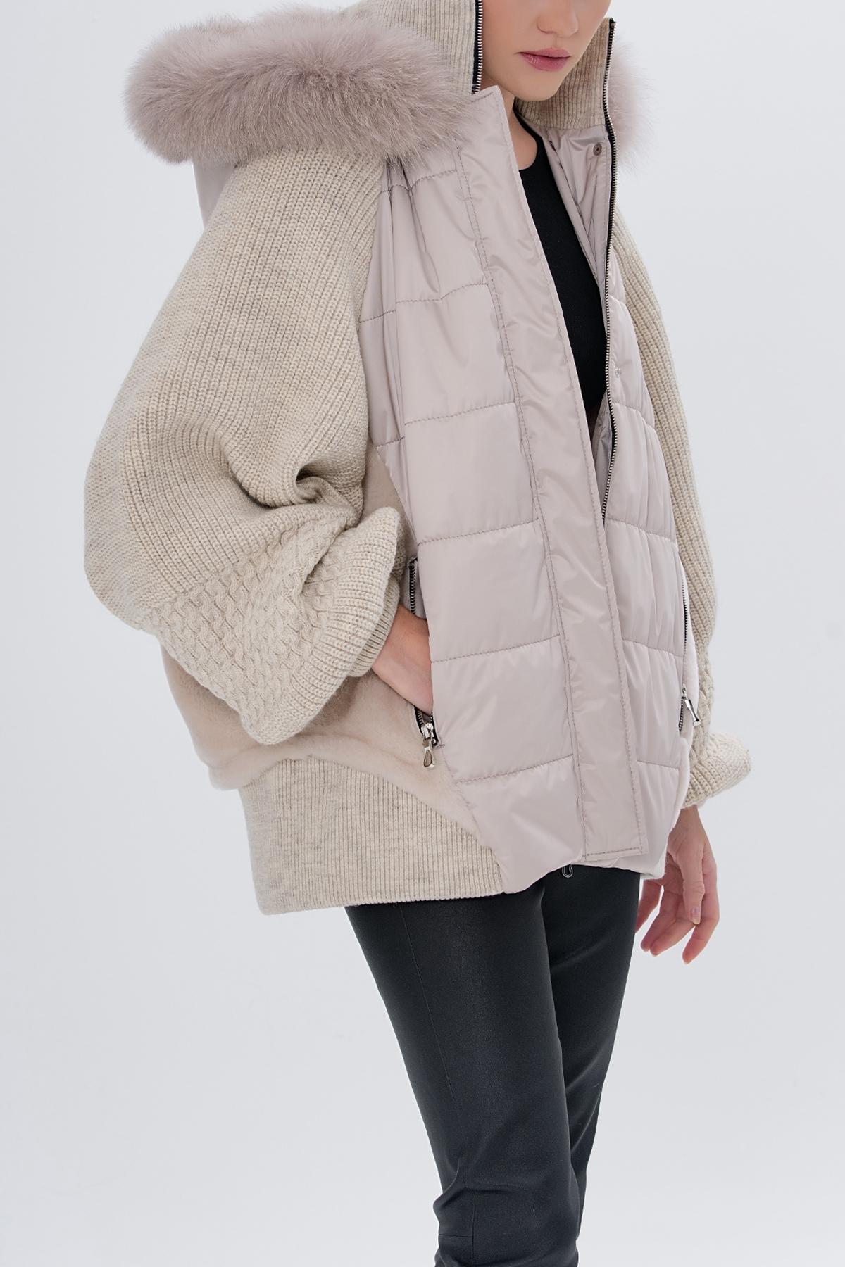 Valmenti Kadın Kürk Bej Mont