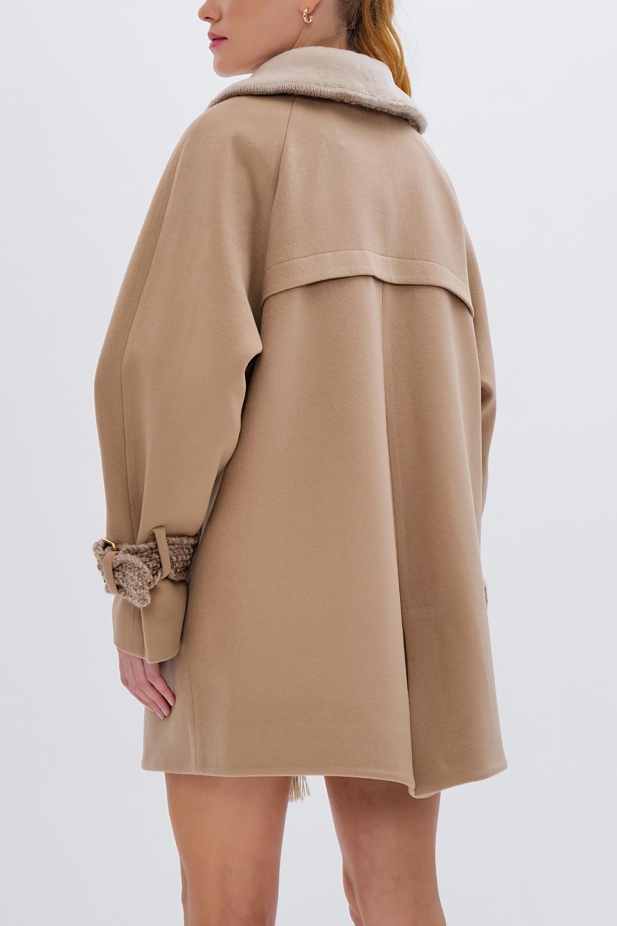 Valmenti Kadın Tekstil Vizon Mont