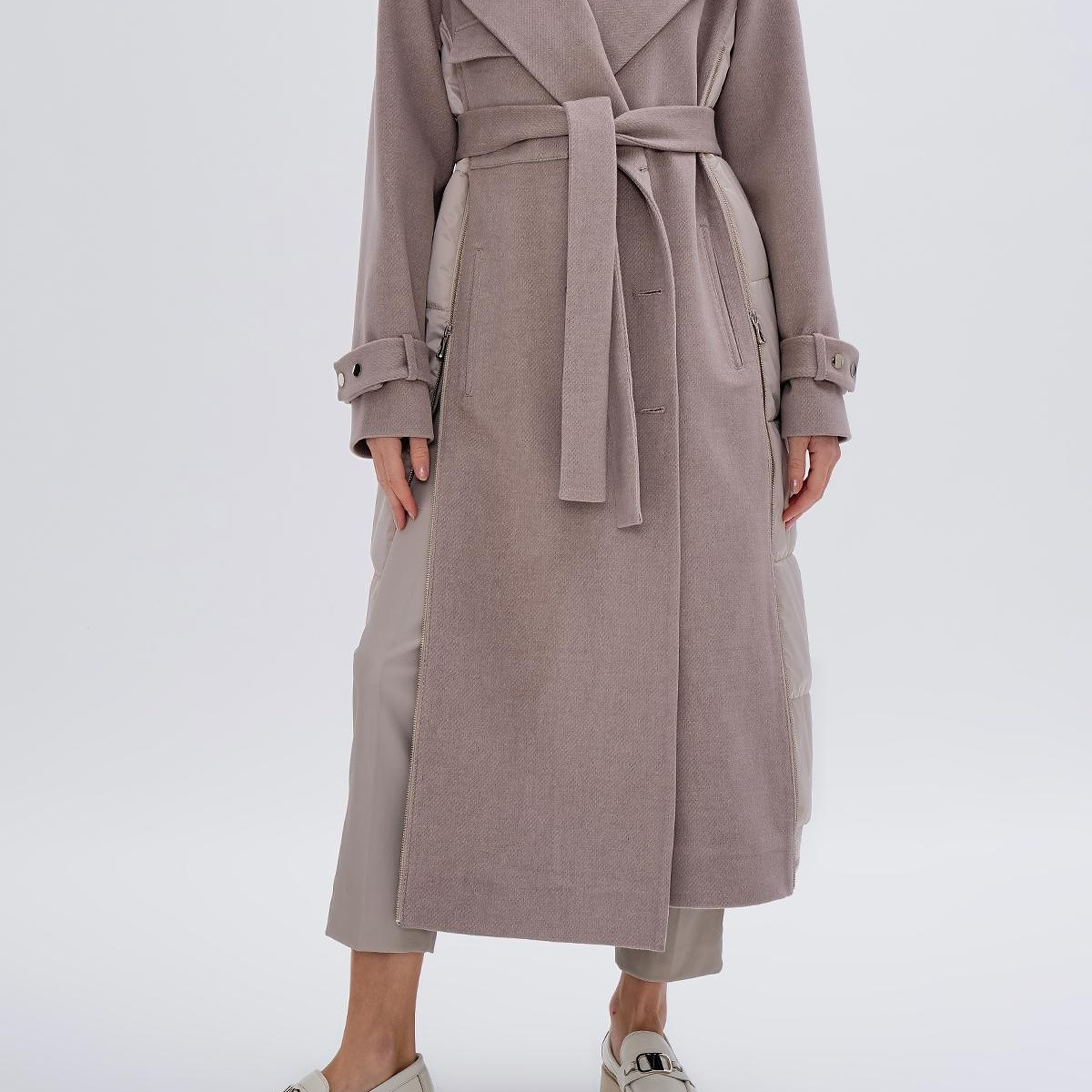 Valmenti Kadın Tekstil Vizon Mont