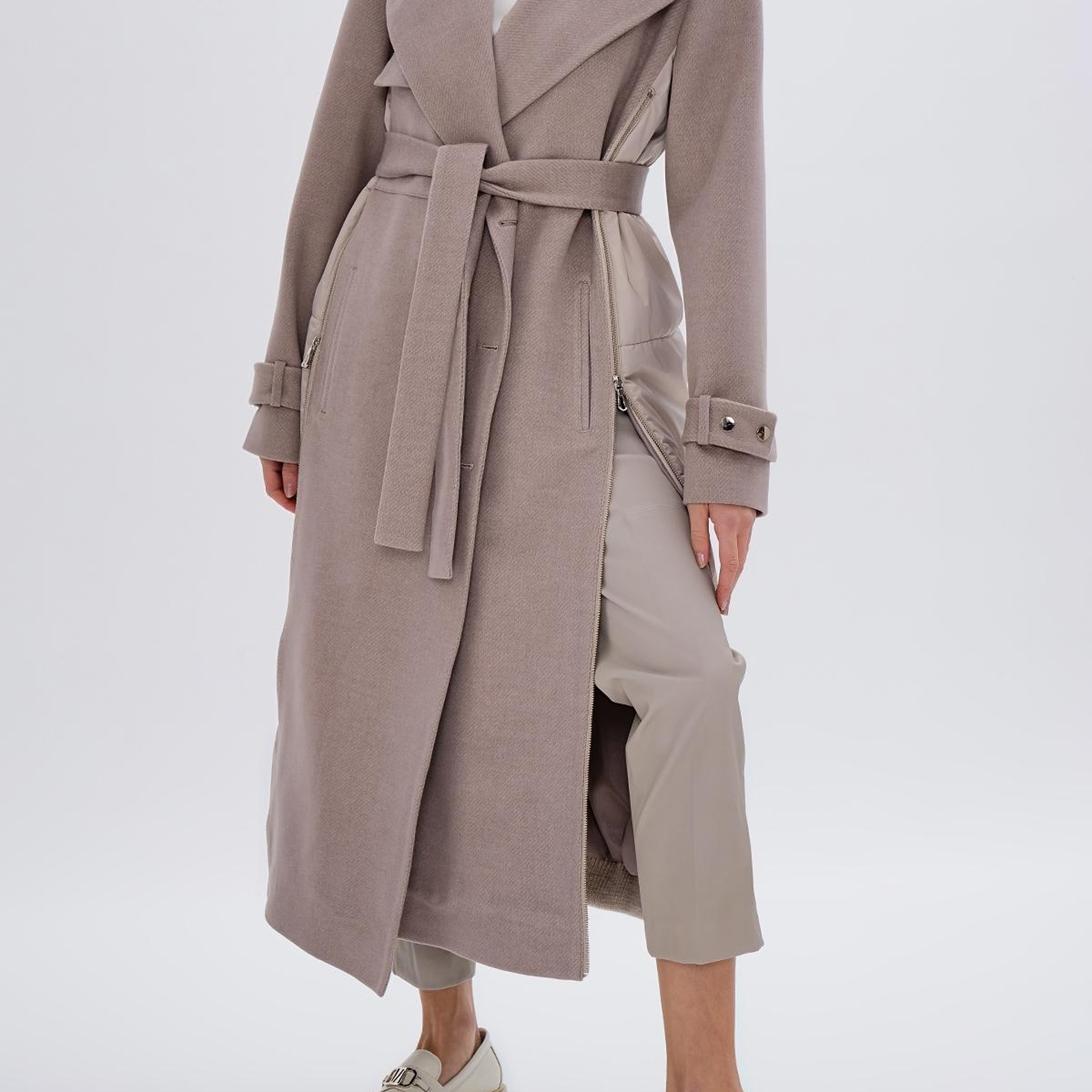 Valmenti Kadın Tekstil Vizon Mont