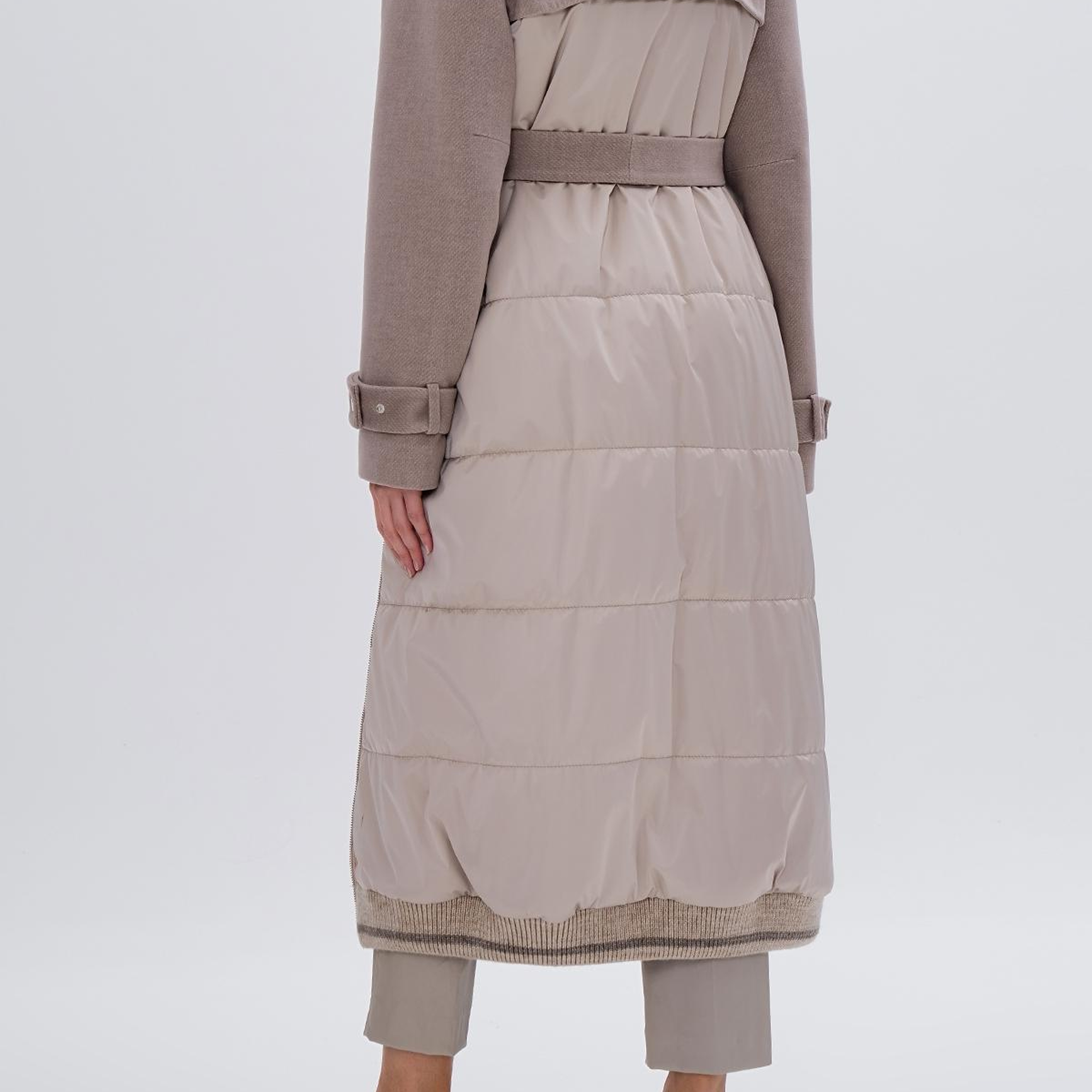 Valmenti Kadın Tekstil Vizon Mont