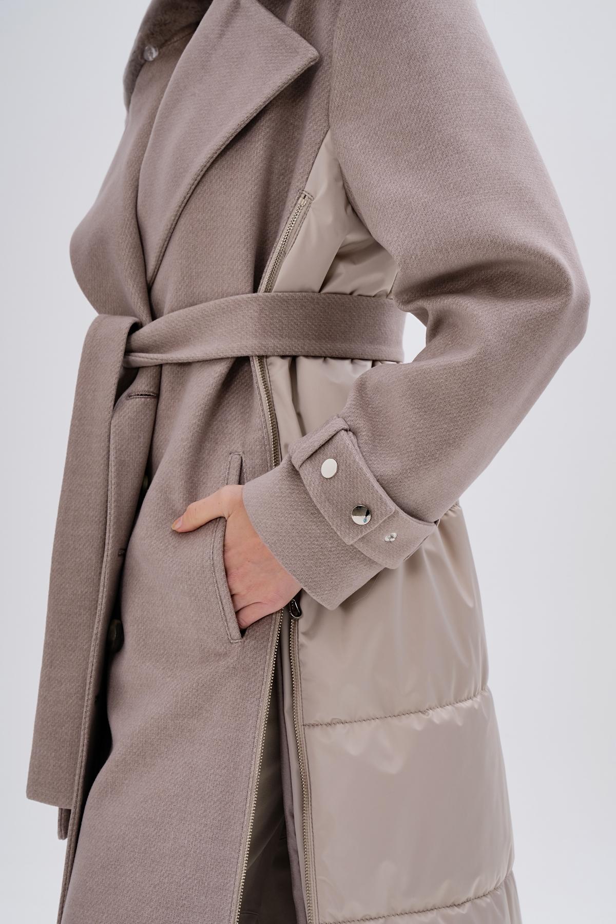 Valmenti Kadın Tekstil Vizon Mont