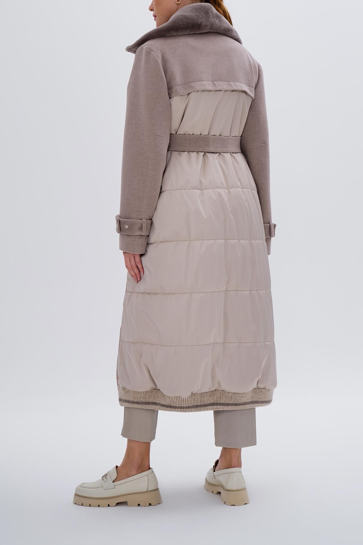 Valmenti Kadın Tekstil Vizon Mont