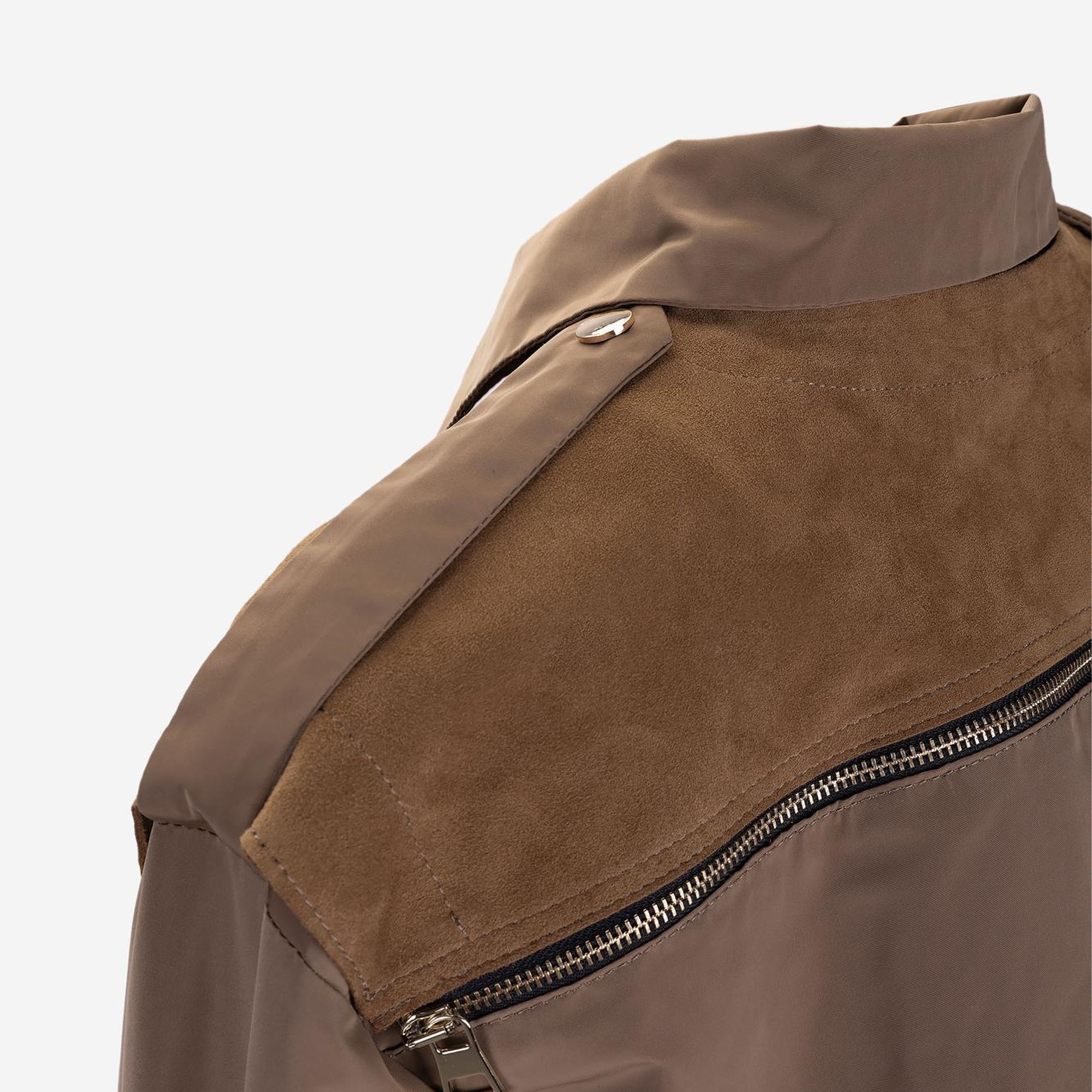 Valmenti Kadın Hakiki Deri Kahverengi Trençkot Deri Mont