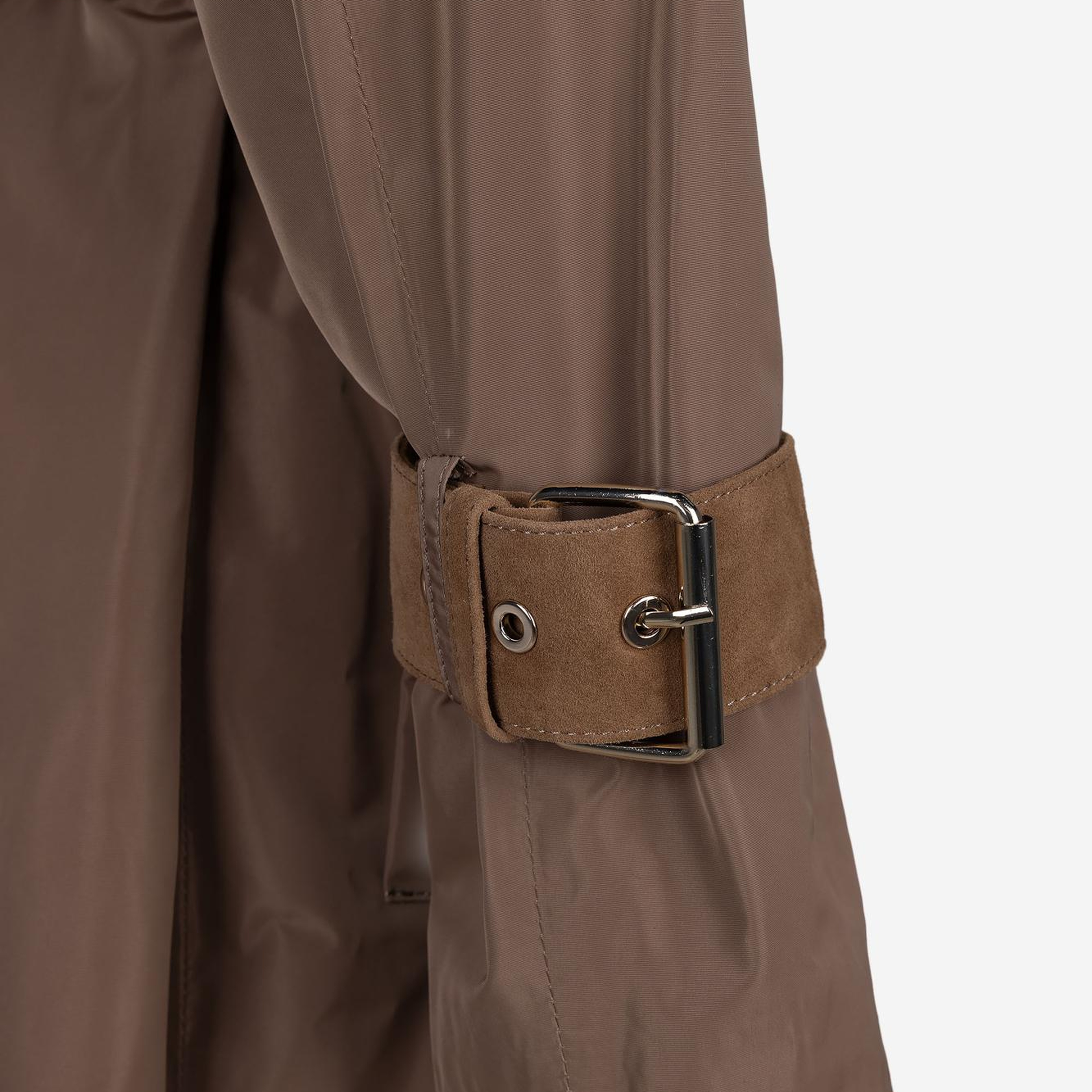 Valmenti Kadın Hakiki Deri Kahverengi Trençkot Deri Mont