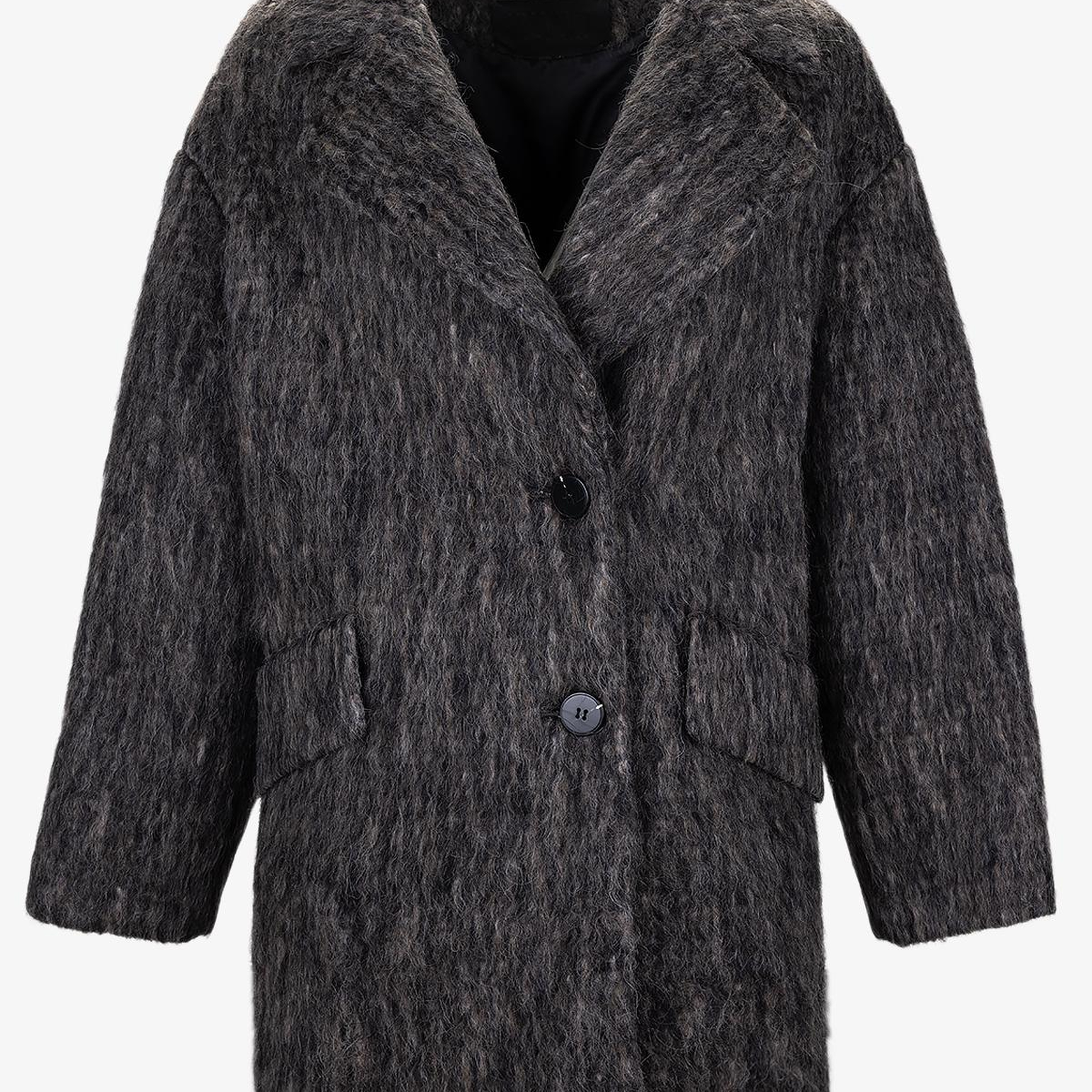 Valmenti Kadın Tekstil Vizon Kaban