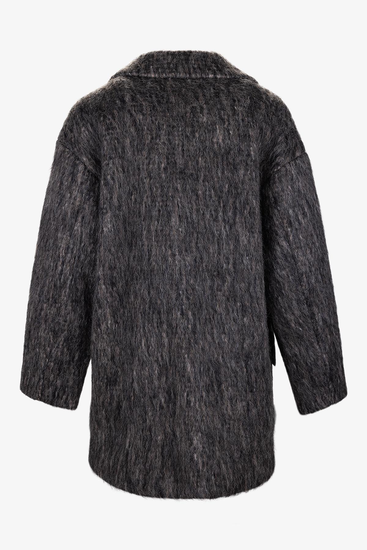 Valmenti Kadın Tekstil Vizon Kaban