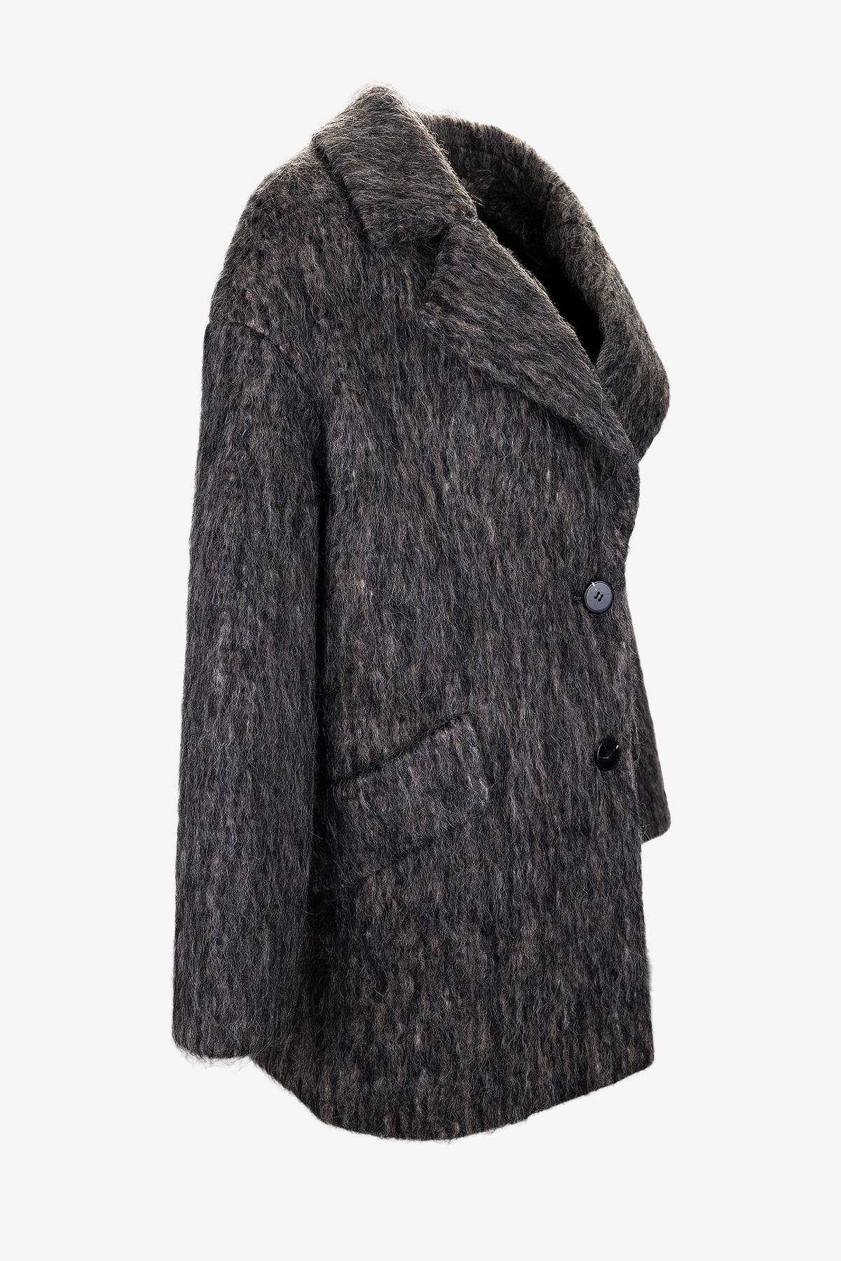 Valmenti Kadın Tekstil Vizon Kaban