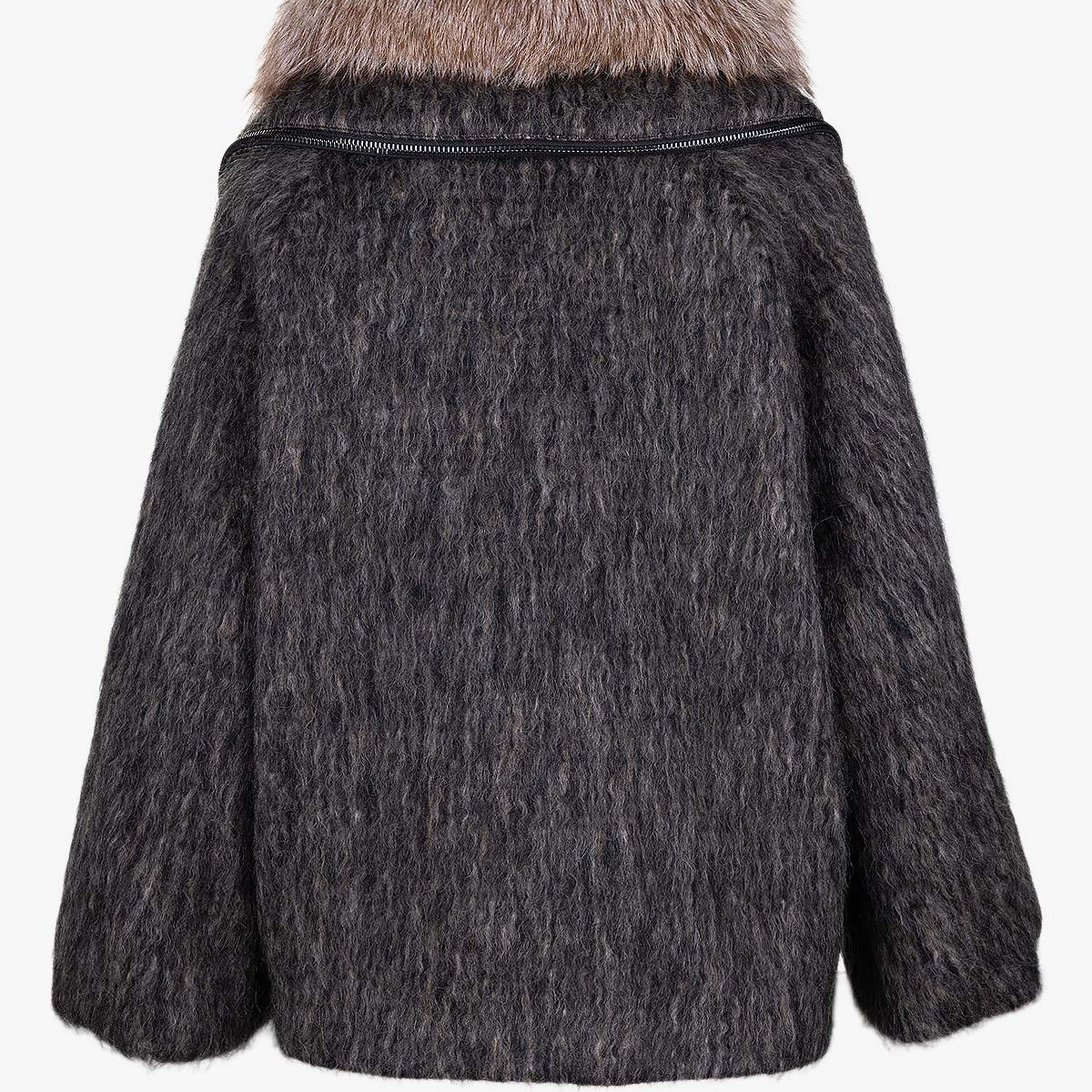 Valmenti Kadın Tekstil Kahverengi Kaban