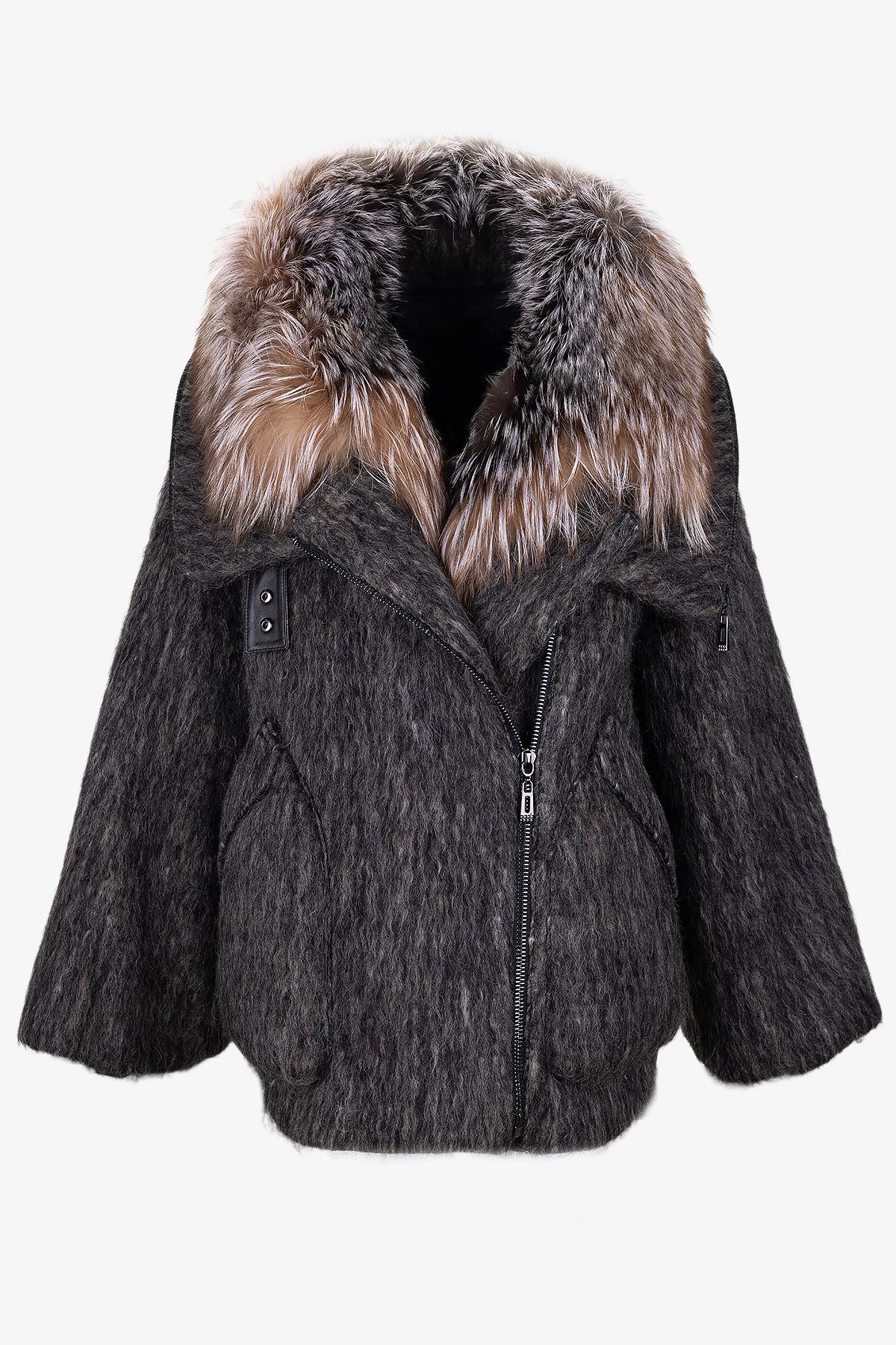 Valmenti Kadın Tekstil Kahverengi Kaban